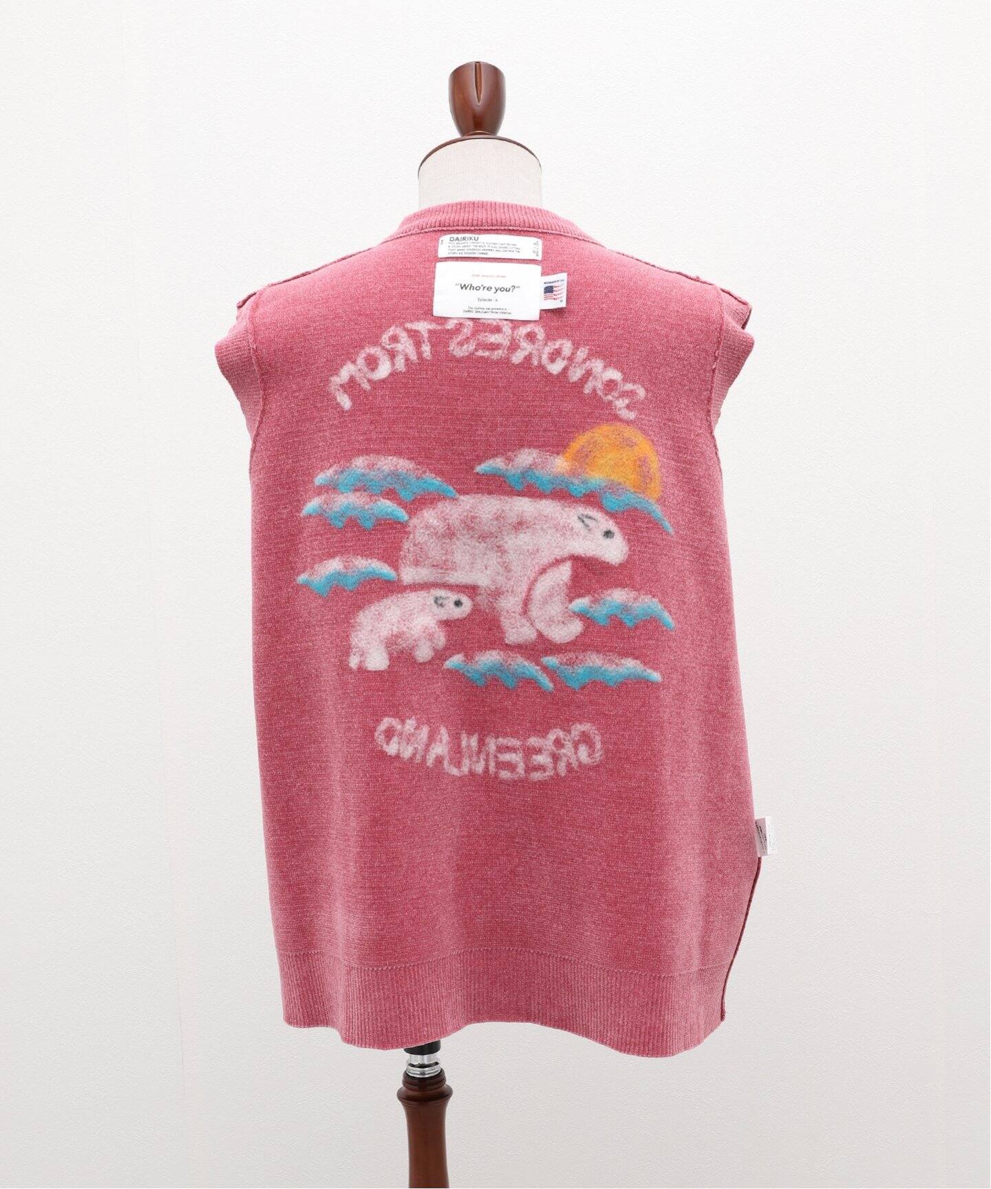 DAIRIKU Needle Punch Ska Knit Vest K-3（ベスト）｜417 EDIFICE 