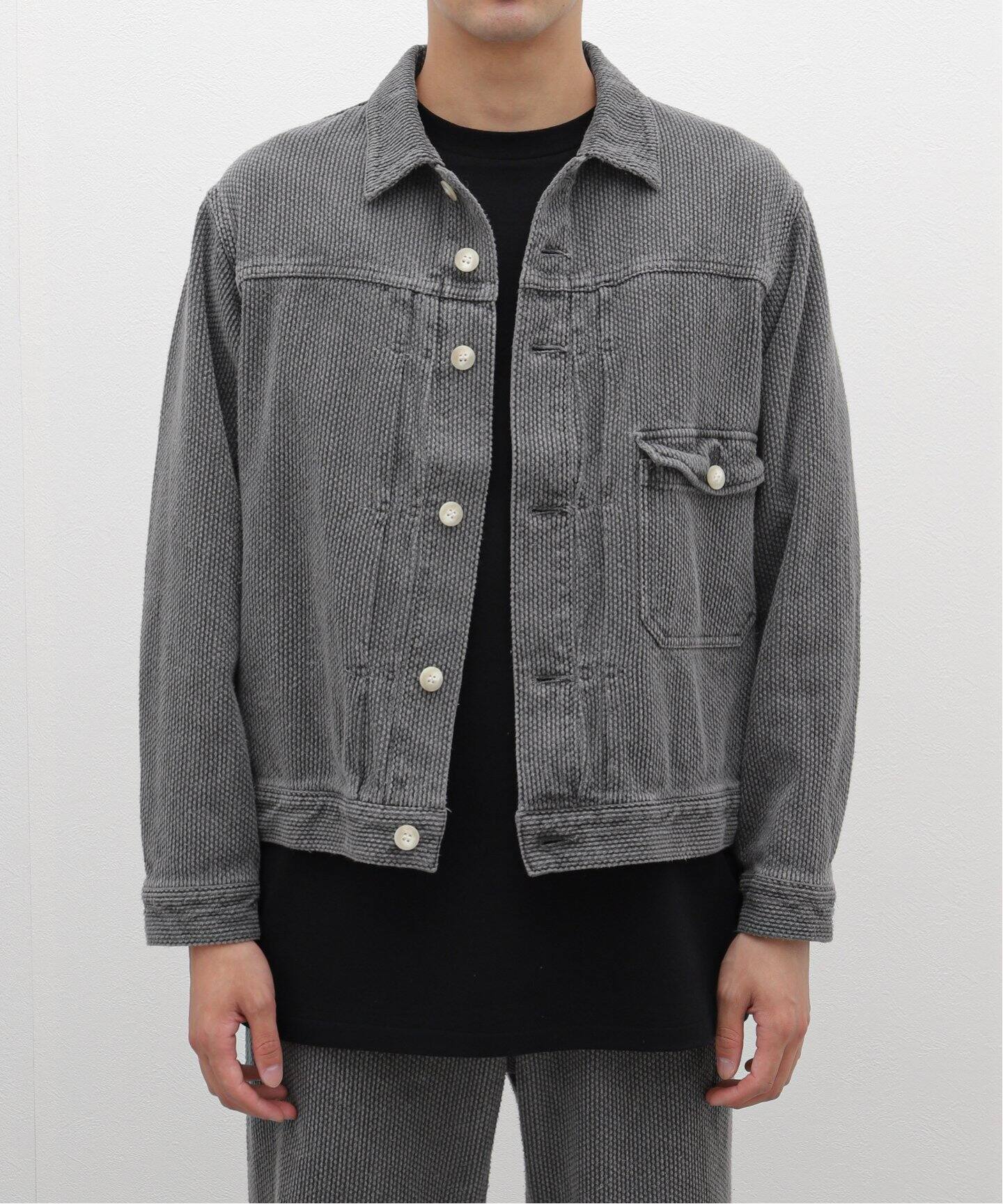 INNAT / インアット SASHIKO TYPE-1 TRUCKER JACKET J03A（デニム  