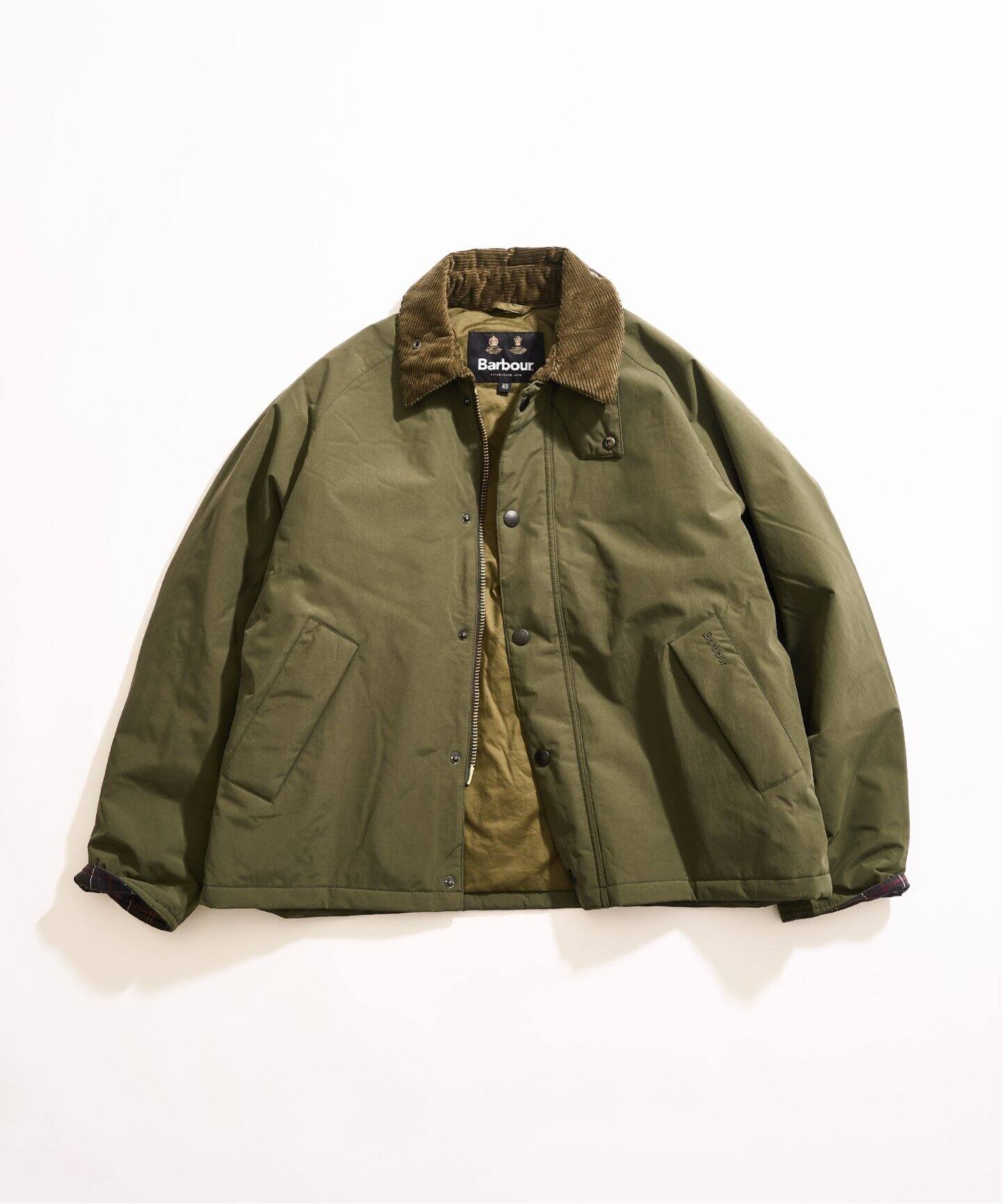Barbour / バブアー transport padded casual jacket（中綿 
