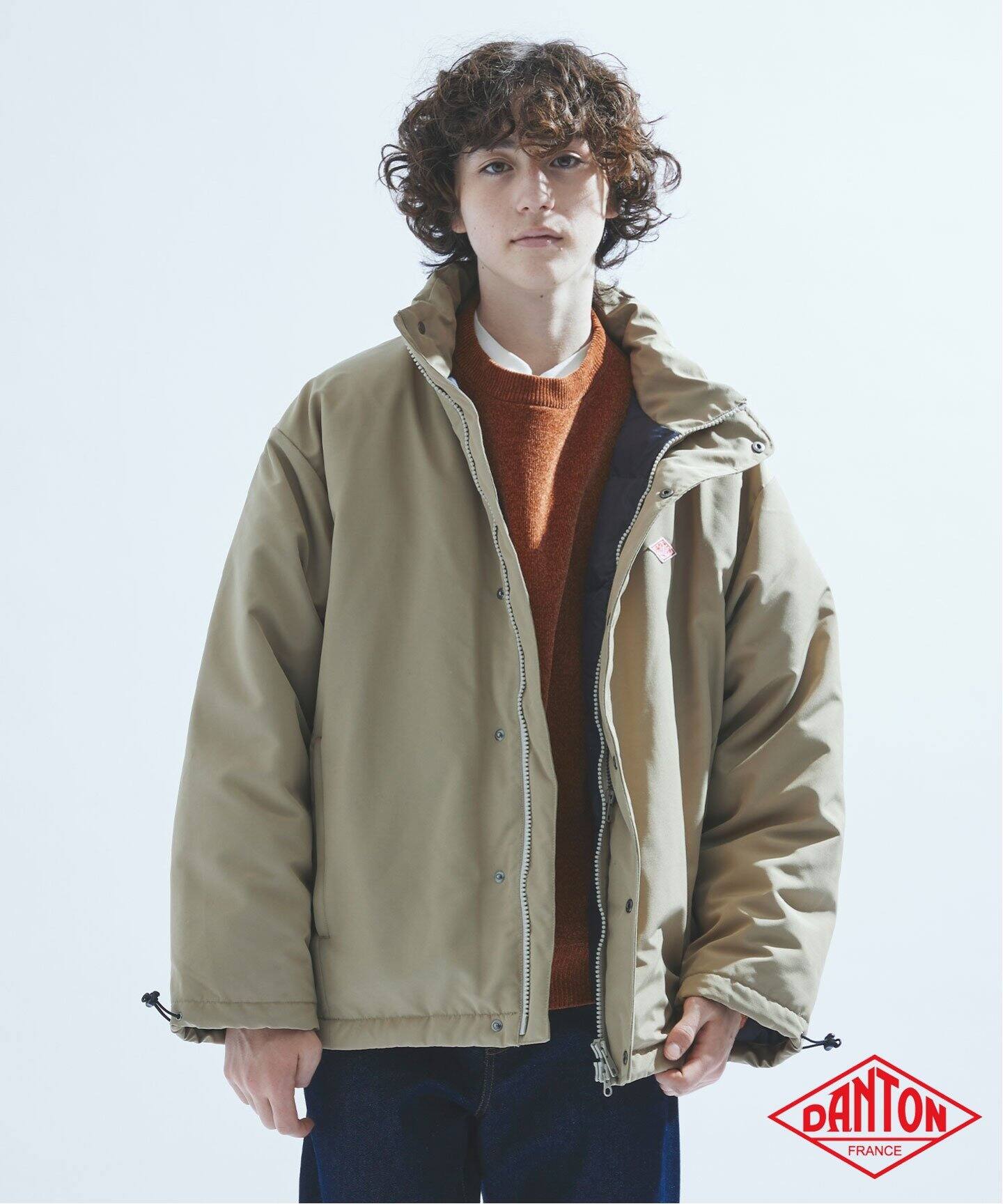 DANTON / ダントン STAND COLLAR JACKET（中綿・キルティング）｜417 