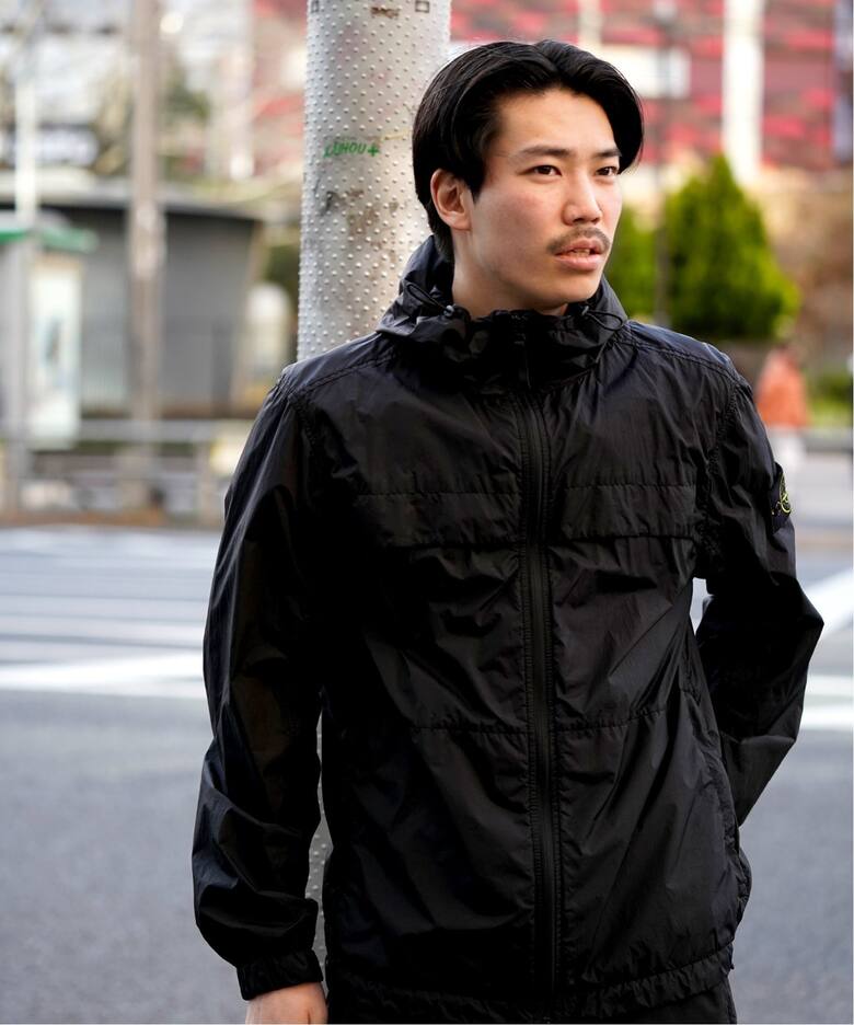STONEISLAND / ストーンアイランド】フーデッドライトブルゾン  