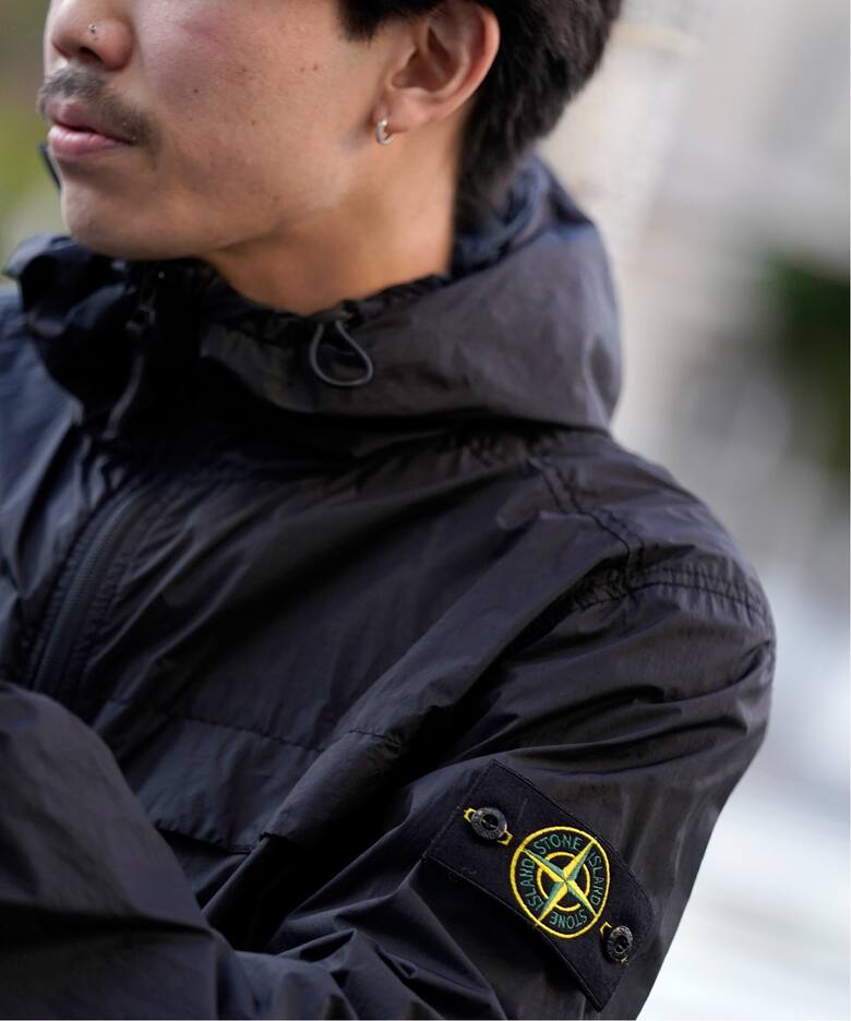 STONEISLAND / ストーンアイランド】フーデッドライトブルゾン 