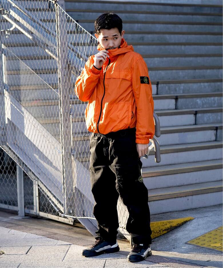 STONEISLAND / ストーンアイランド】フーデッドライトブルゾン 