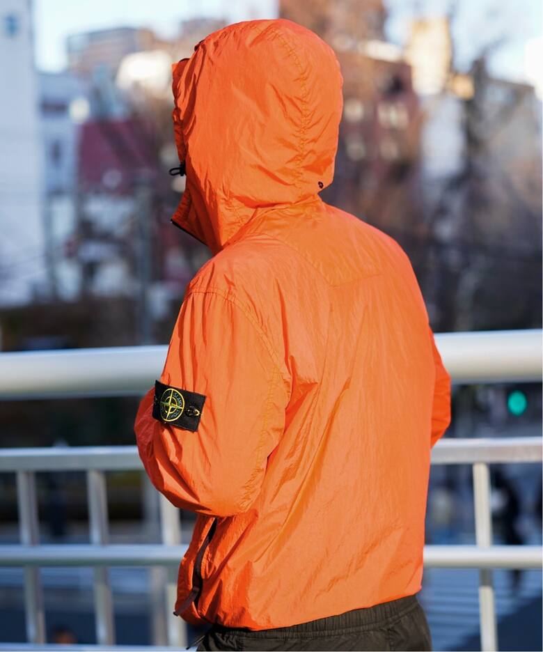 STONEISLAND / ストーンアイランド】フーデッドライトブルゾン 