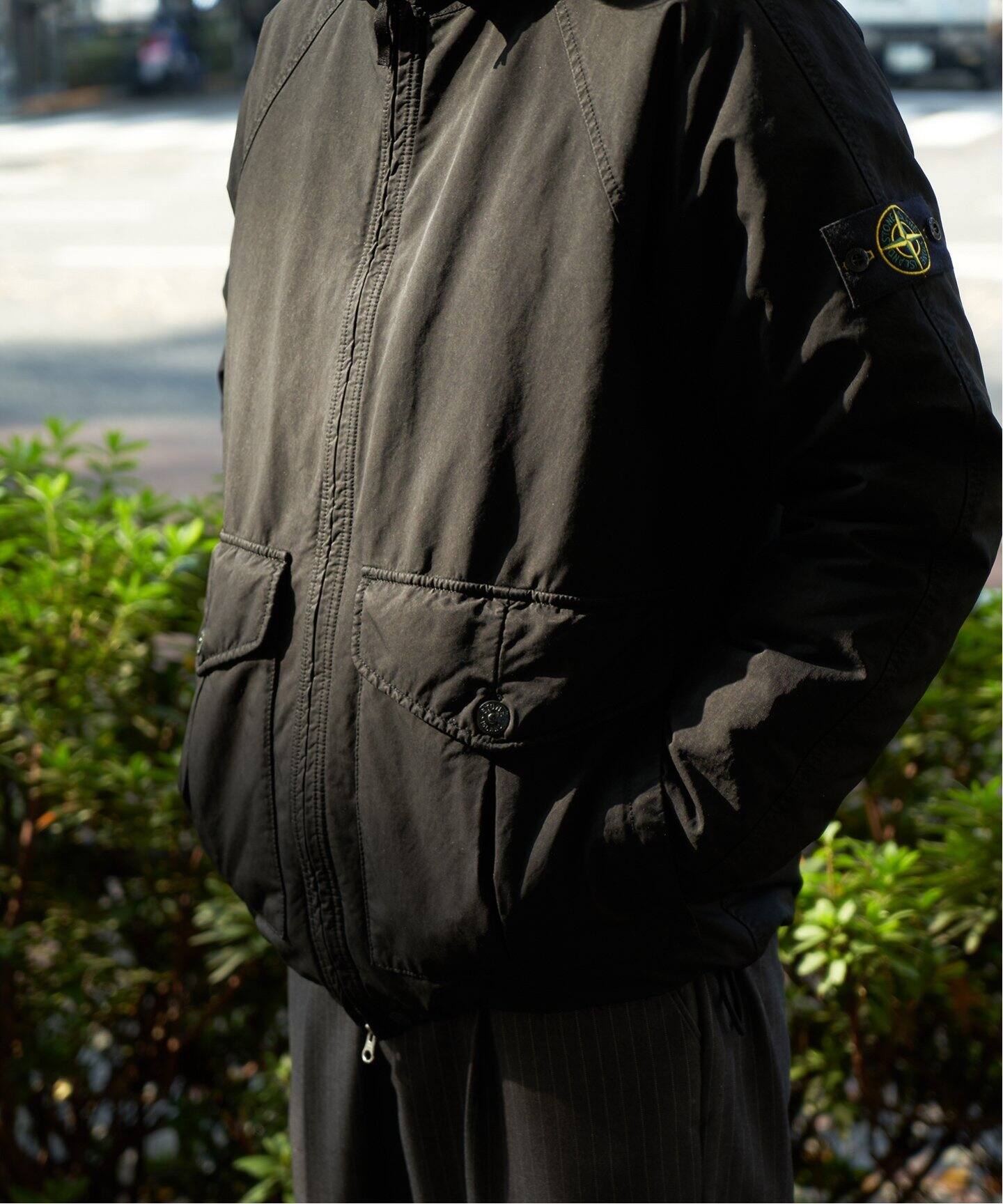 STONEISLAND / ストーンアイランド】フーデッドミリタリーダウン 