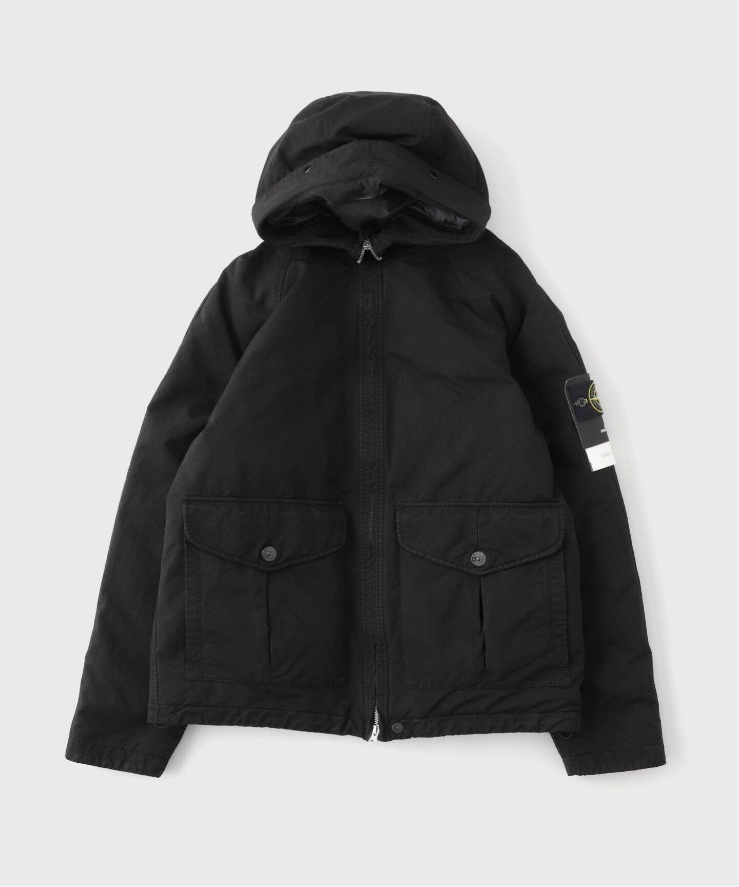 STONEISLAND / ストーンアイランド】フーデッドミリタリーダウン 