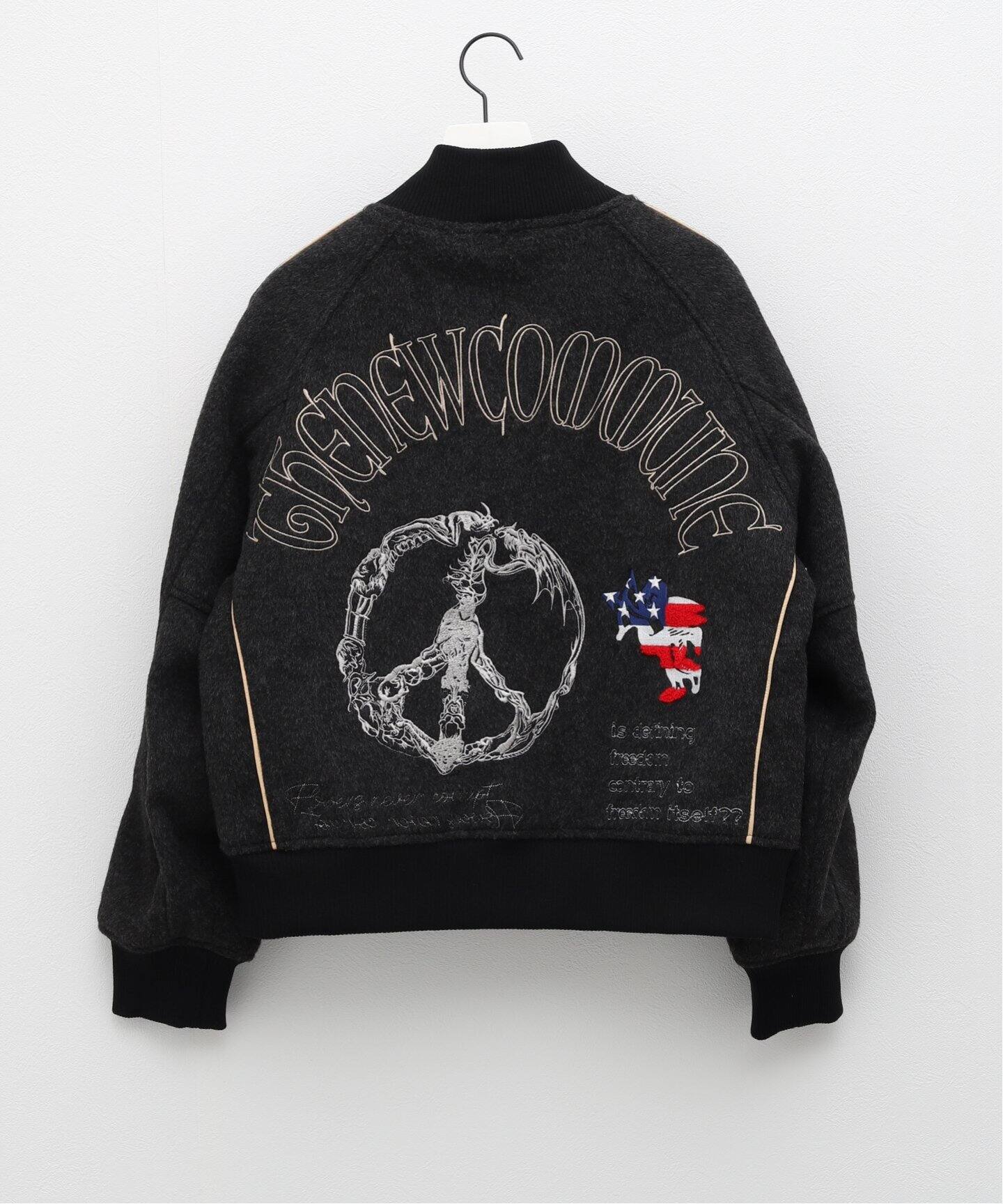 FAF (FAKE AS FLOWERS) / フェイク アス フラワーズ】STADIUM JACKET 