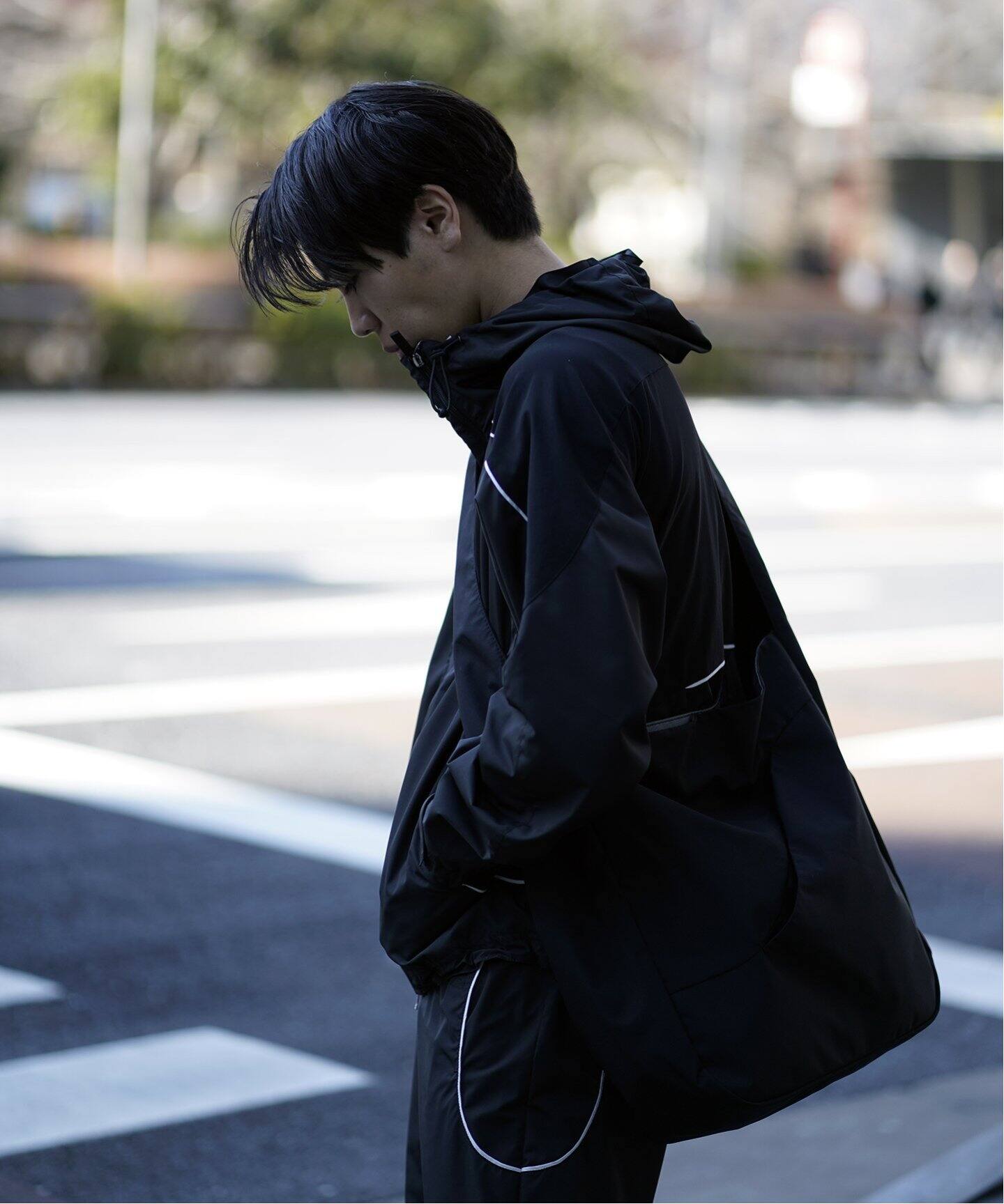cabaret poval / キャバレーポバール】BREATHABLE HOODED TRACK JK 