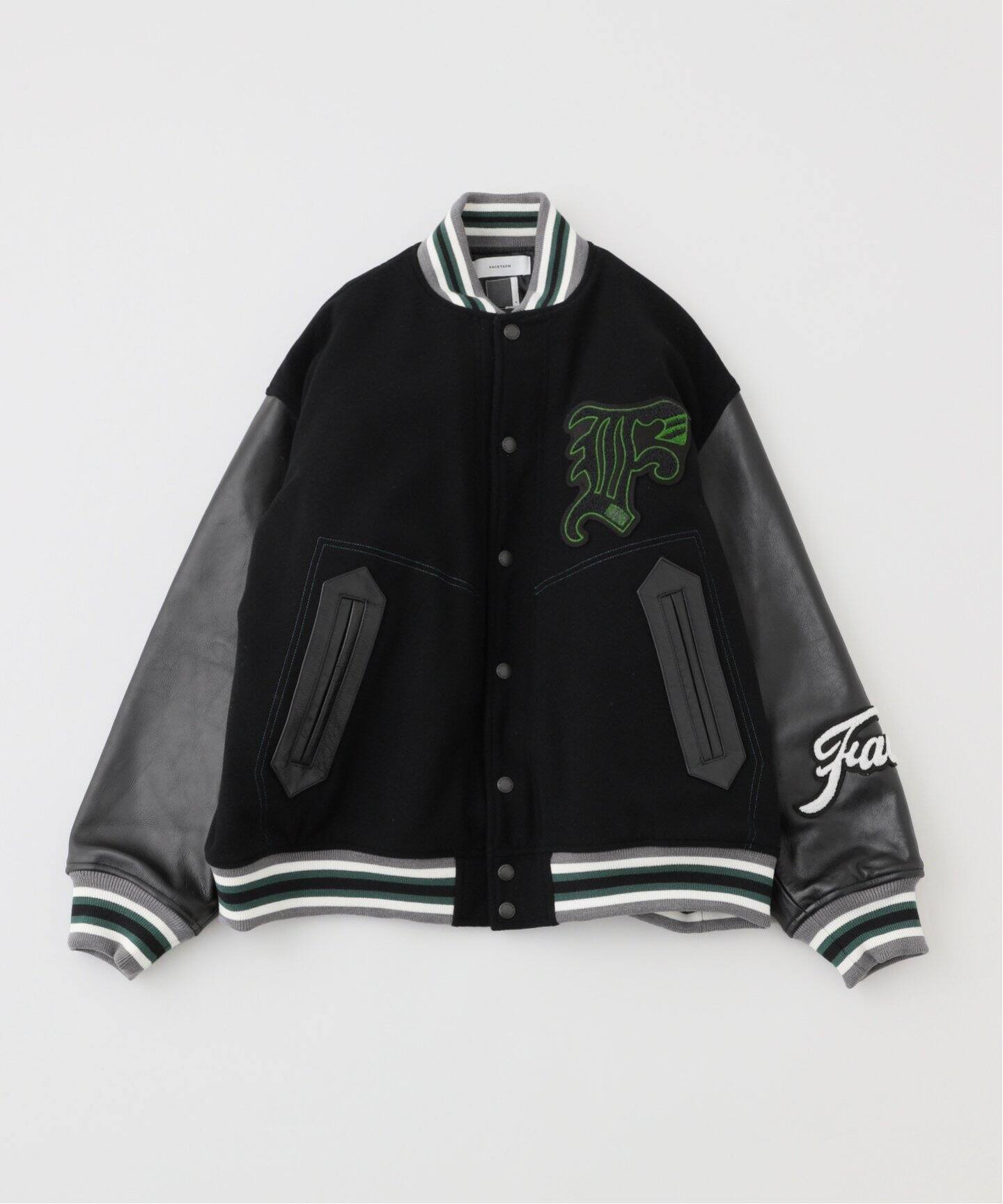 FACETASM / ファセッタズム】PATCHED STADIUM JACKET（スタジャン  