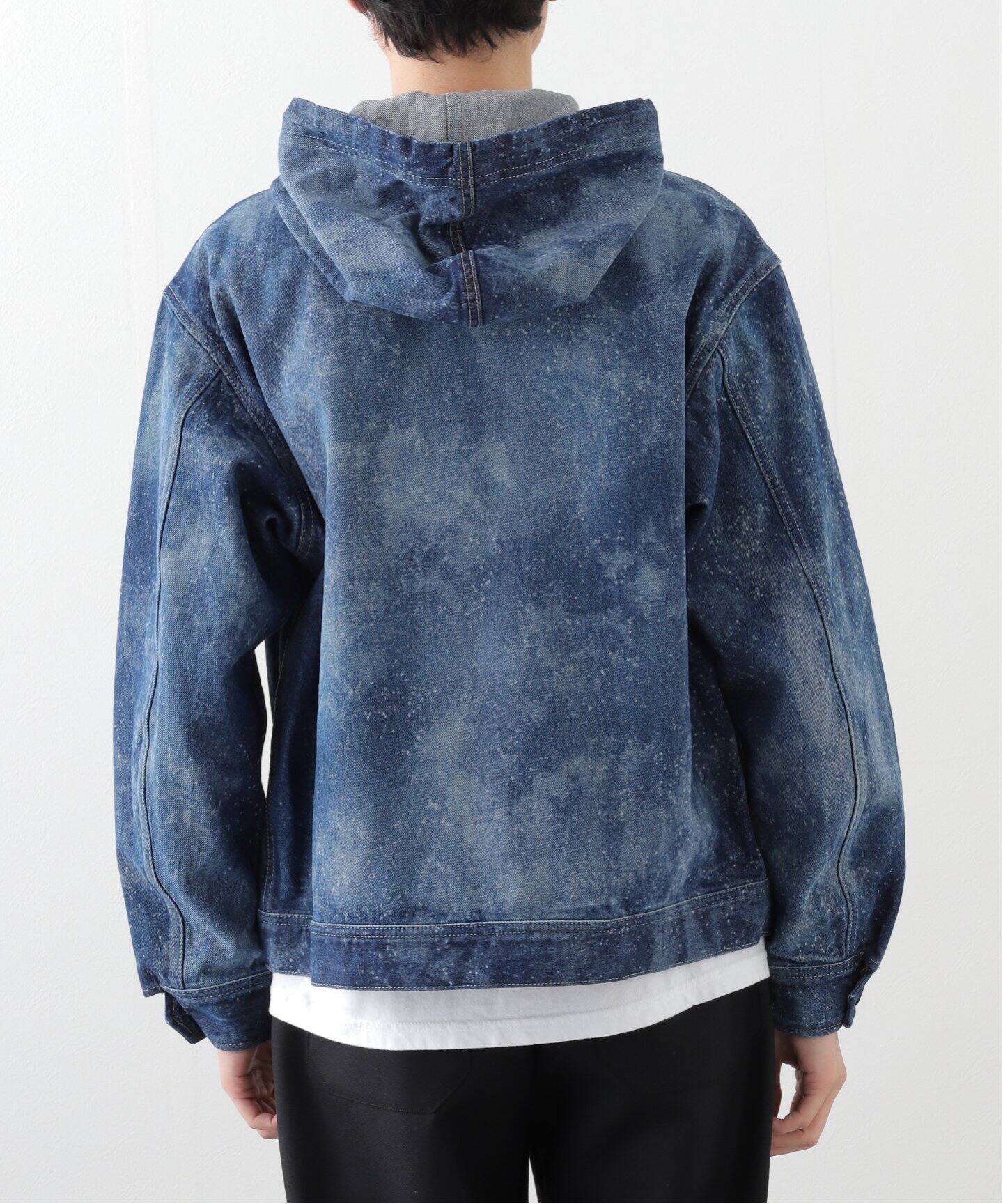 FACETASM / ファセッタズム】GALAXY DENIM HOODED JACKET（デニム  
