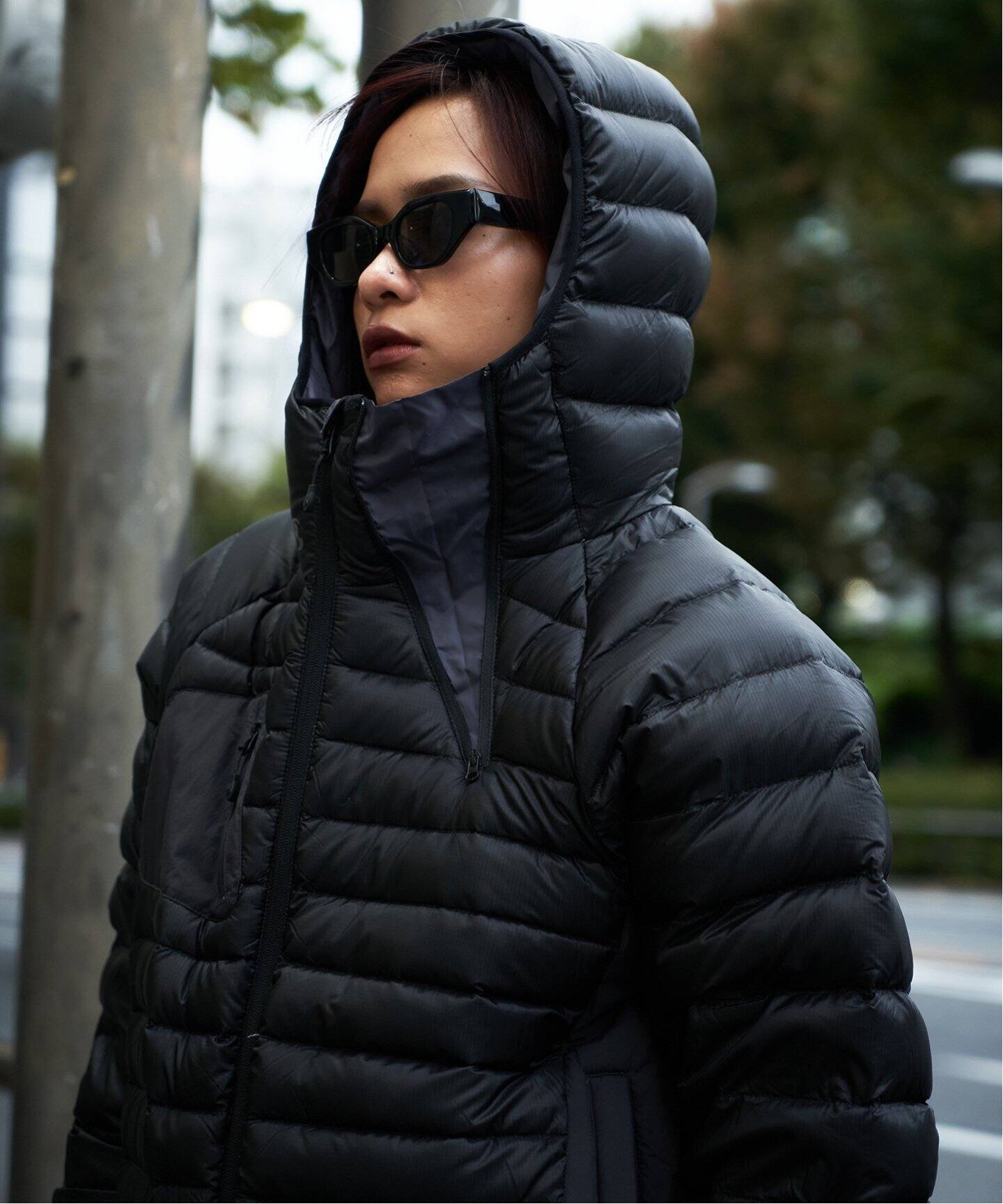 SAN SAN GEAR / サン サン ギア】PANELED PUFFER JACKET（ダウン 