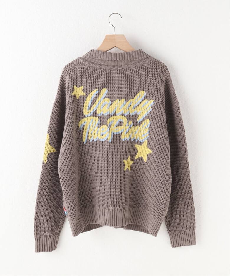 VANDY THE PINK / ヴァンディーザピンク】STAR KNIT ZIP UP（その他 