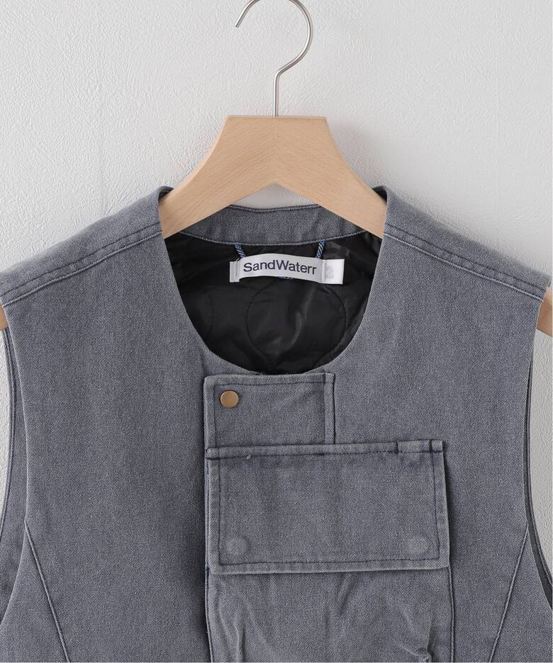 SandWaterr / サンドウォーター】ORGANIZED WORK PUFF VEST / CA 