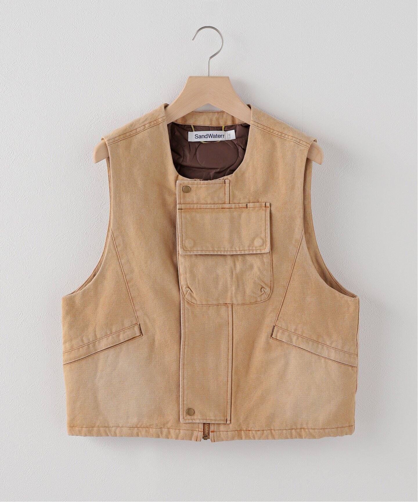 SandWaterr / サンドウォーター】ORGANIZED WORK PUFF VEST / CA 