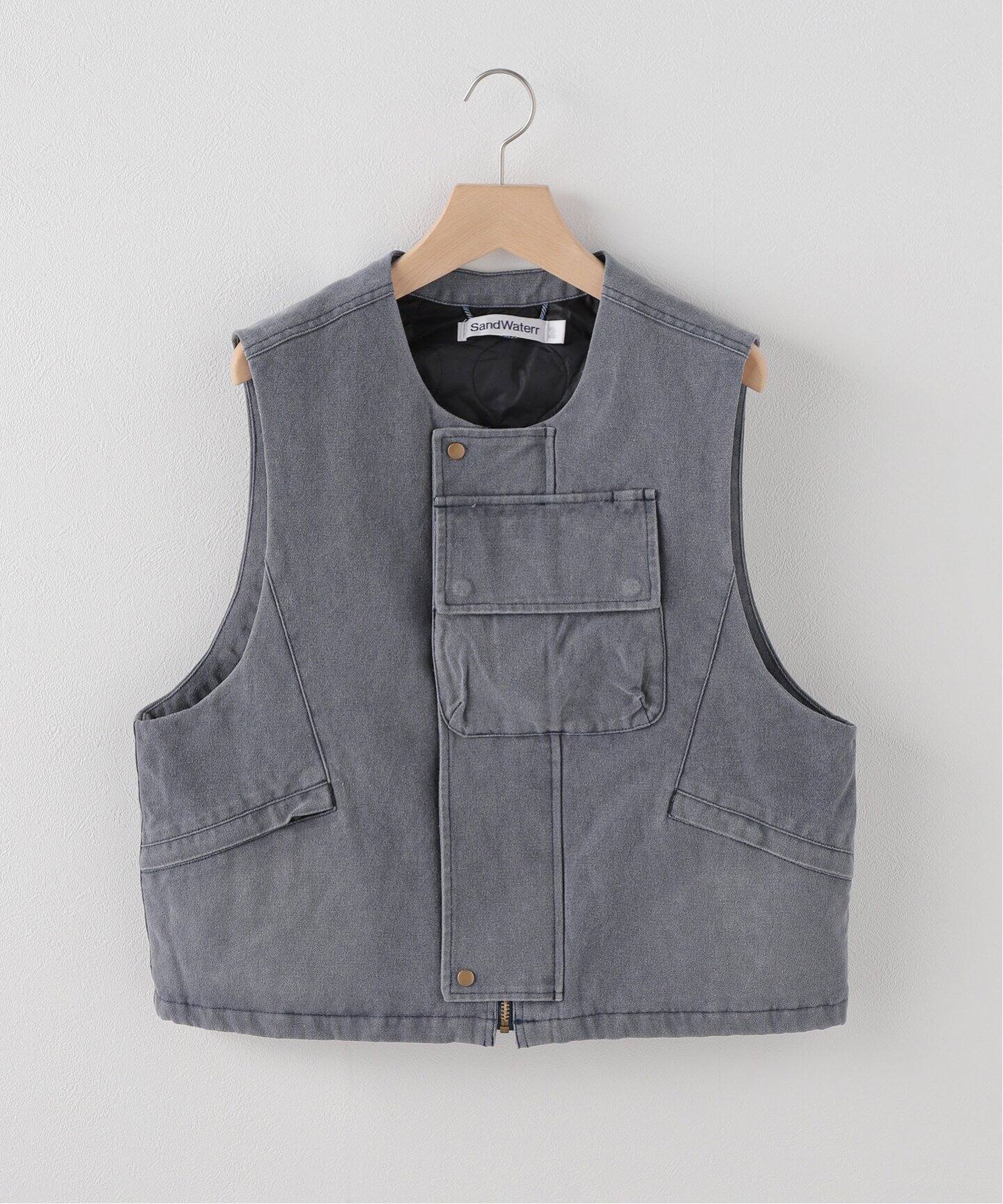 SandWaterr / サンドウォーター】ORGANIZED WORK PUFF VEST / CA 