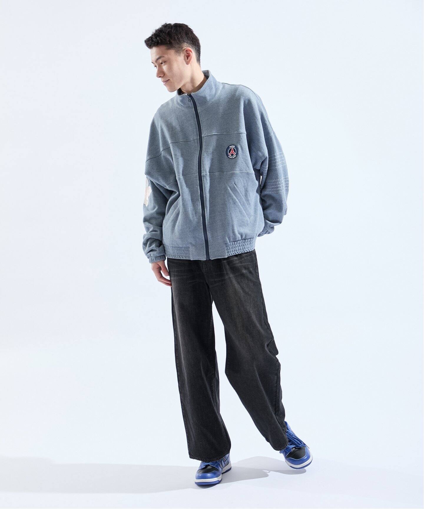 Poggy × Paris Saint-Germain】PSG PLJ ECO INDIGO Sweat zip jacket 