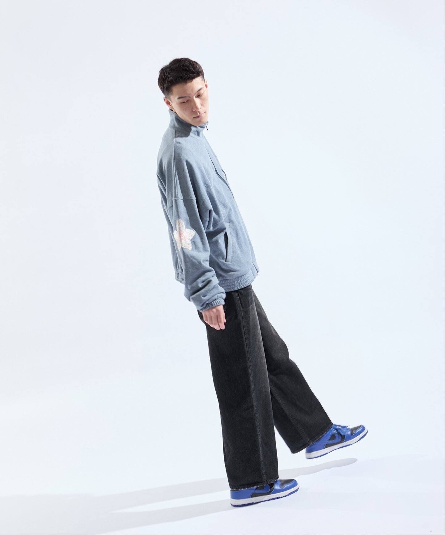 Poggy × Paris Saint-Germain】PSG PLJ ECO INDIGO Sweat zip jacket 