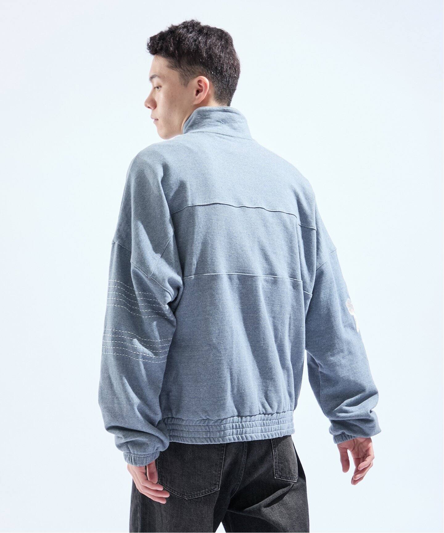 Poggy × Paris Saint-Germain】PSG PLJ ECO INDIGO Sweat zip jacket 