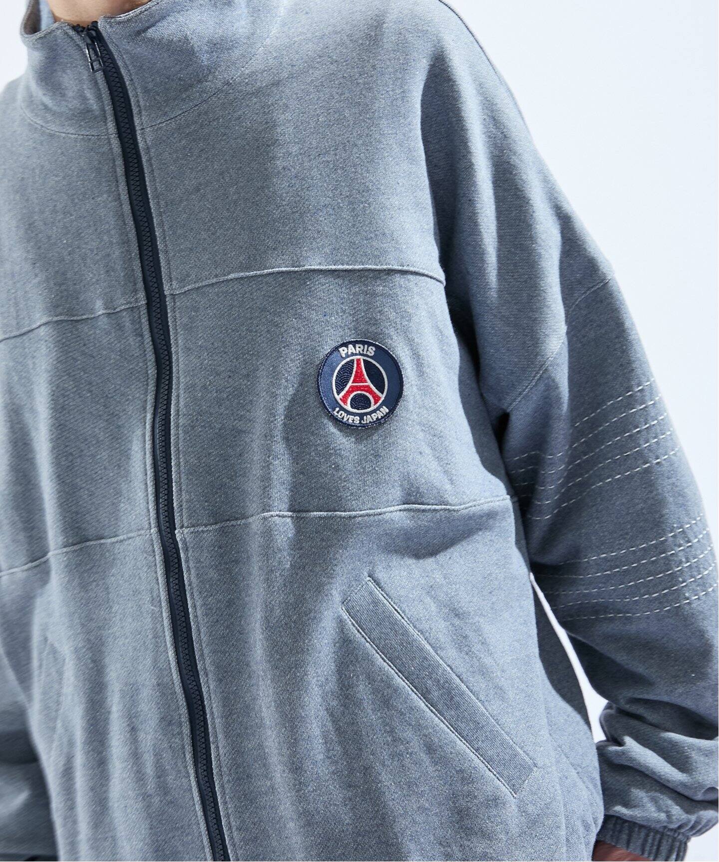 Poggy × Paris Saint-Germain】PSG PLJ ECO INDIGO Sweat zip jacket 