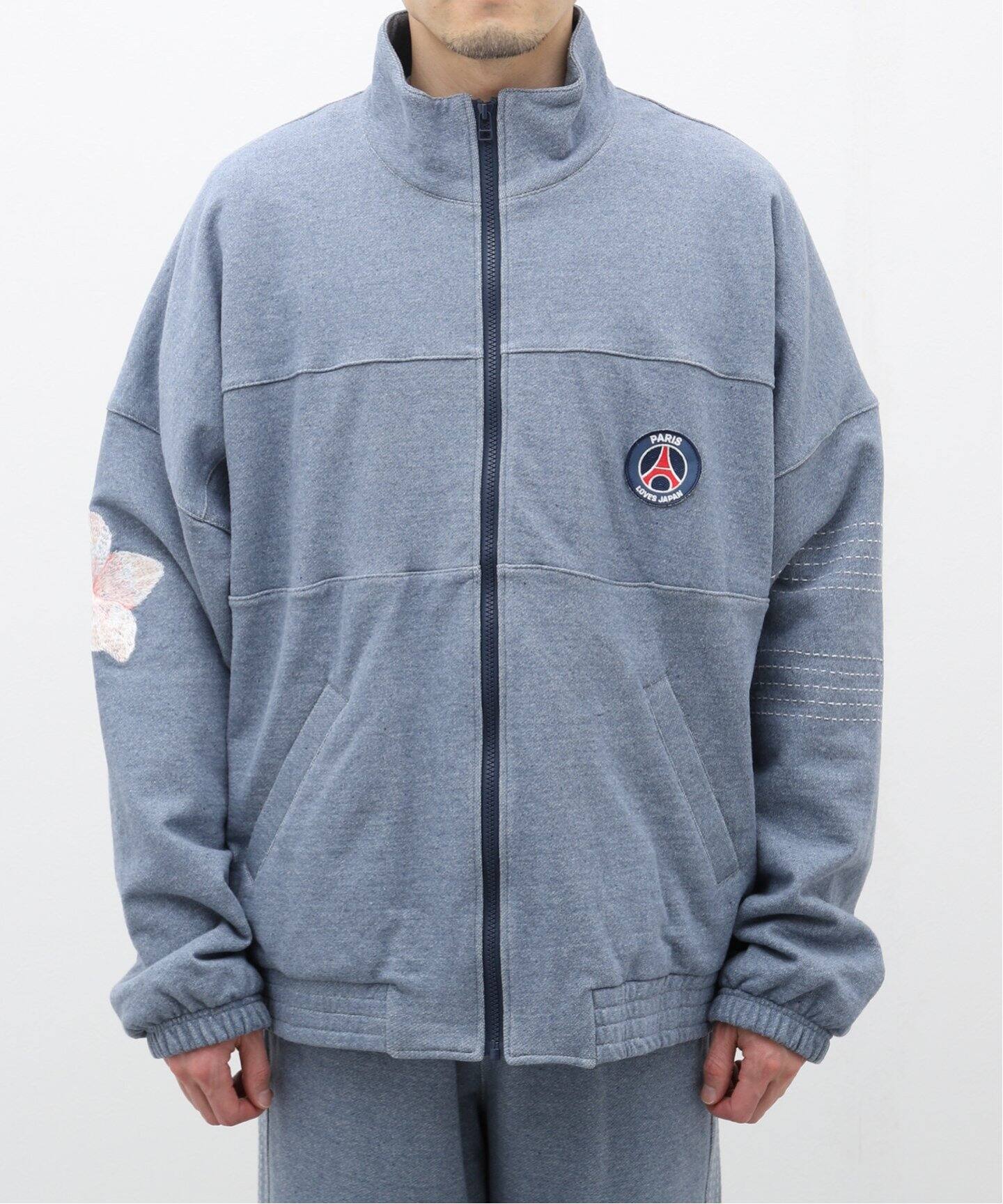 Poggy × Paris Saint-Germain】PSG PLJ ECO INDIGO Sweat zip jacket 