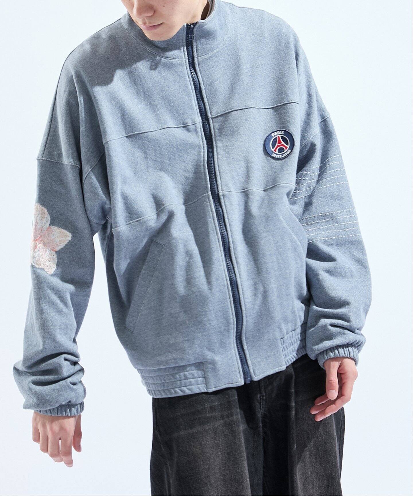 Poggy × Paris Saint-Germain】PSG PLJ ECO INDIGO Sweat zip jacket 