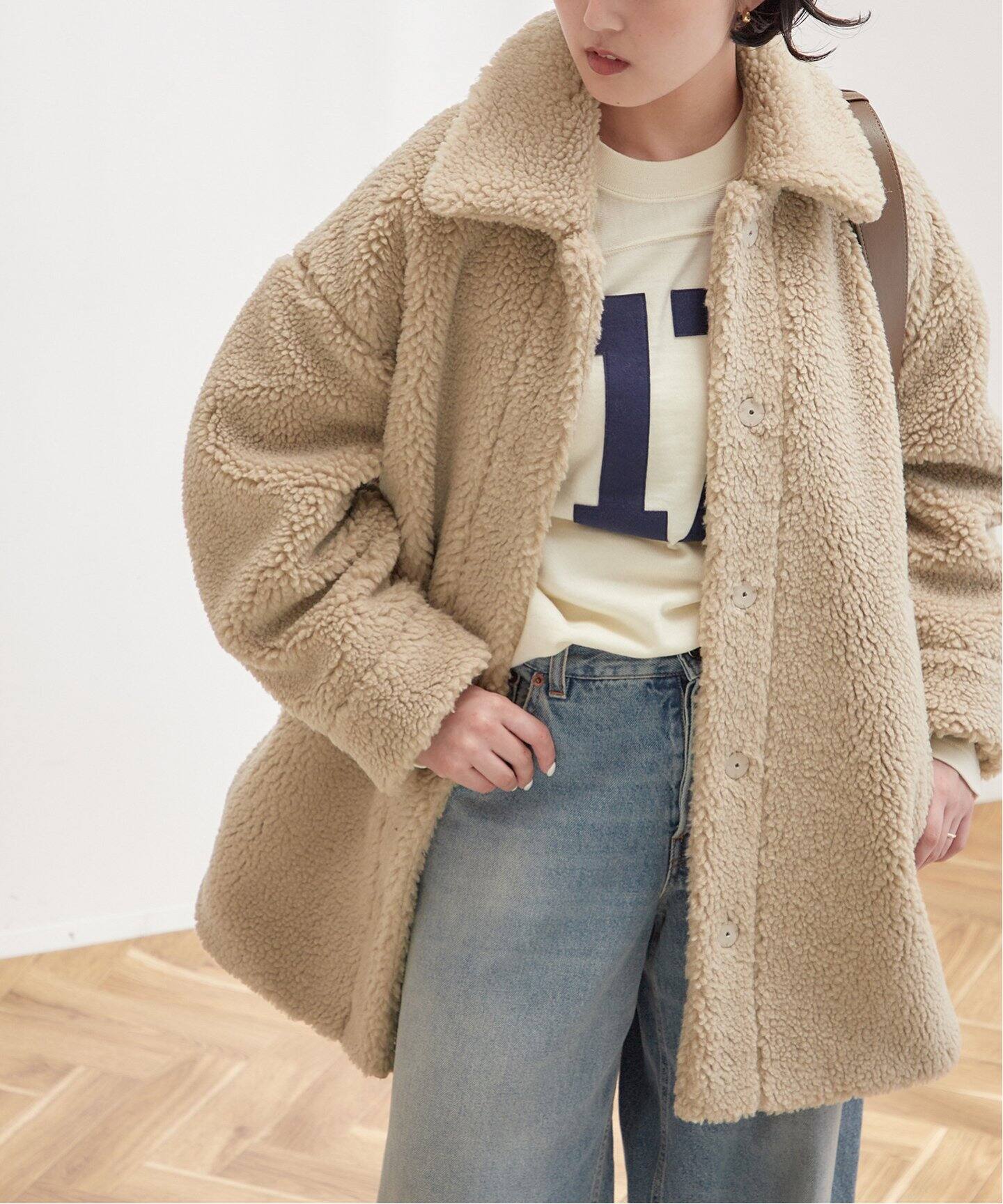 JESI WOOLボアブルゾン（ボア・フリース）｜JOURNAL STANDARD L