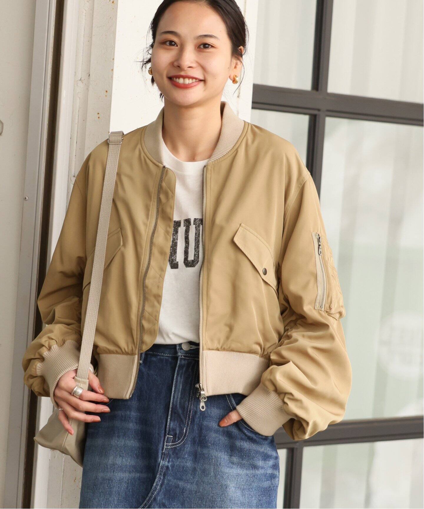 確認用】 MLB 仕切り リブラインショートMA-1【GYDA】ドジャース 