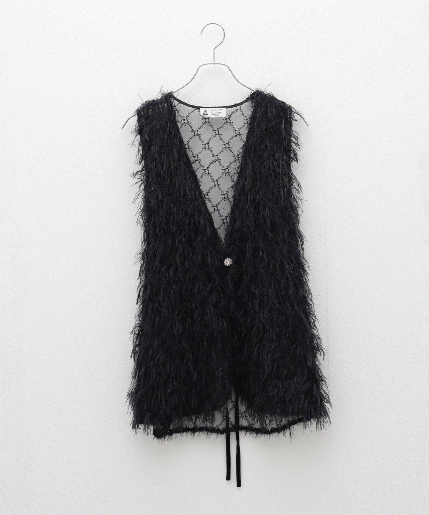 leur logette/ルールロジェット】fluffy vest 03608（ベスト 