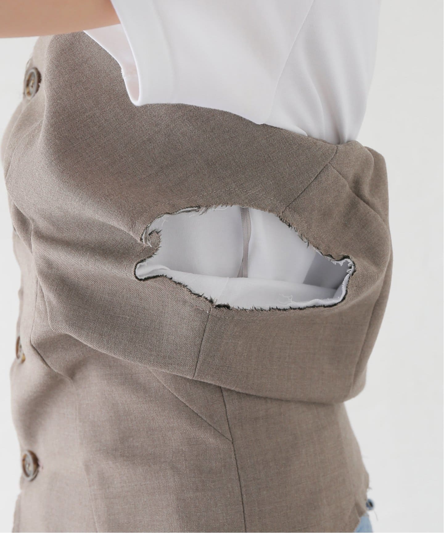JOURNAL STANDARD ／ソニア・カラスコPOCKET VEST SONIA CARRASCO/ソニア・カラスコ】DROPPED TAILORED VEST FUN