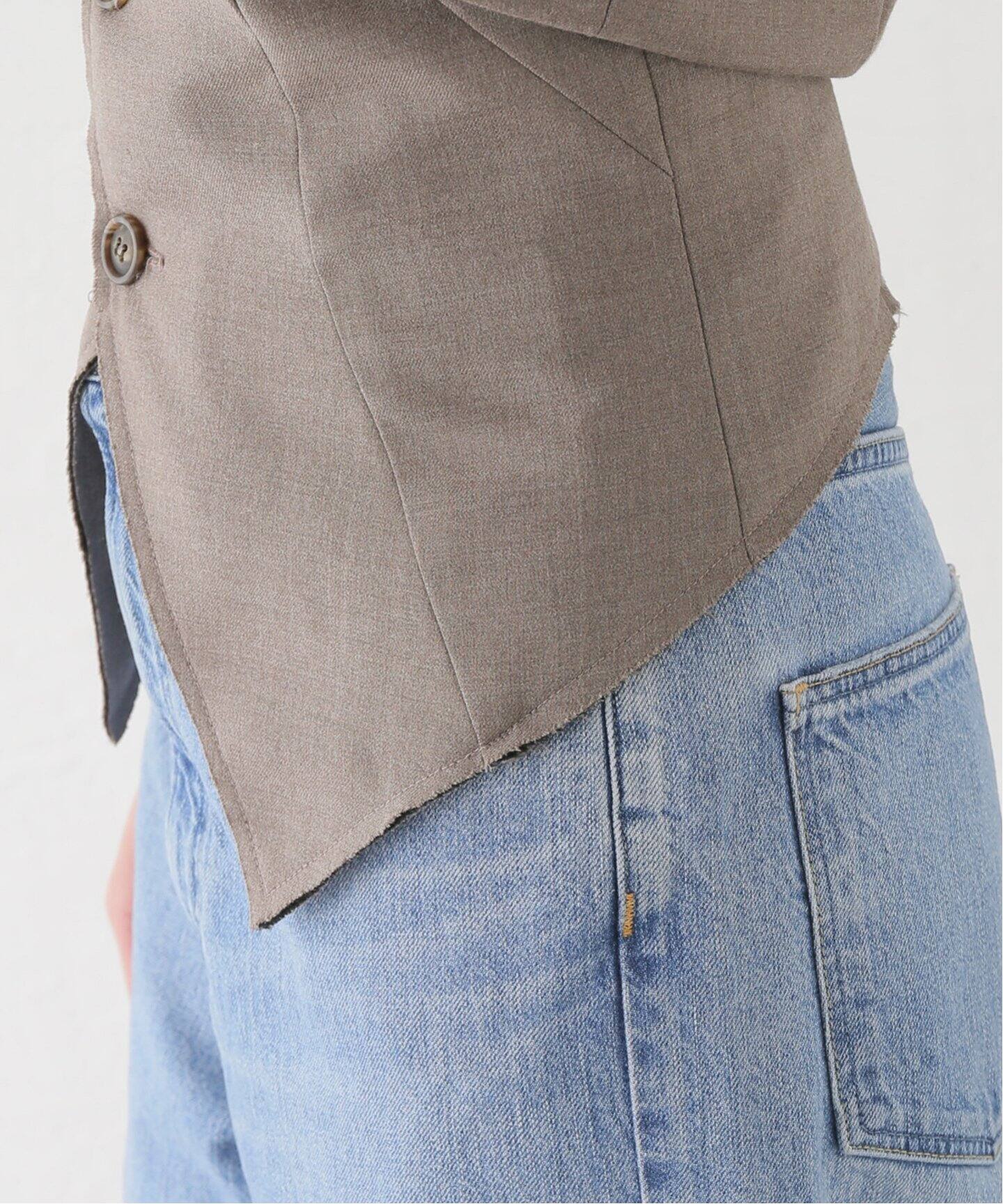 SONIA CARRASCO/ソニア・カラスコ】DROPPED TAILORED VEST FUN