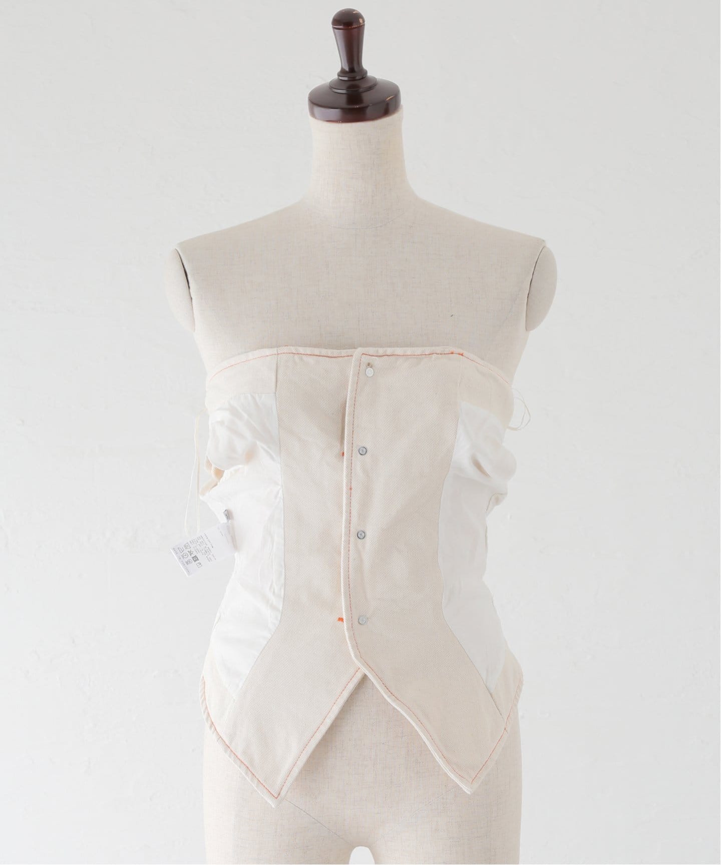 SONIA CARRASCO/ソニア・カラスコ】 DROPPED DENIM VEST 1001044101