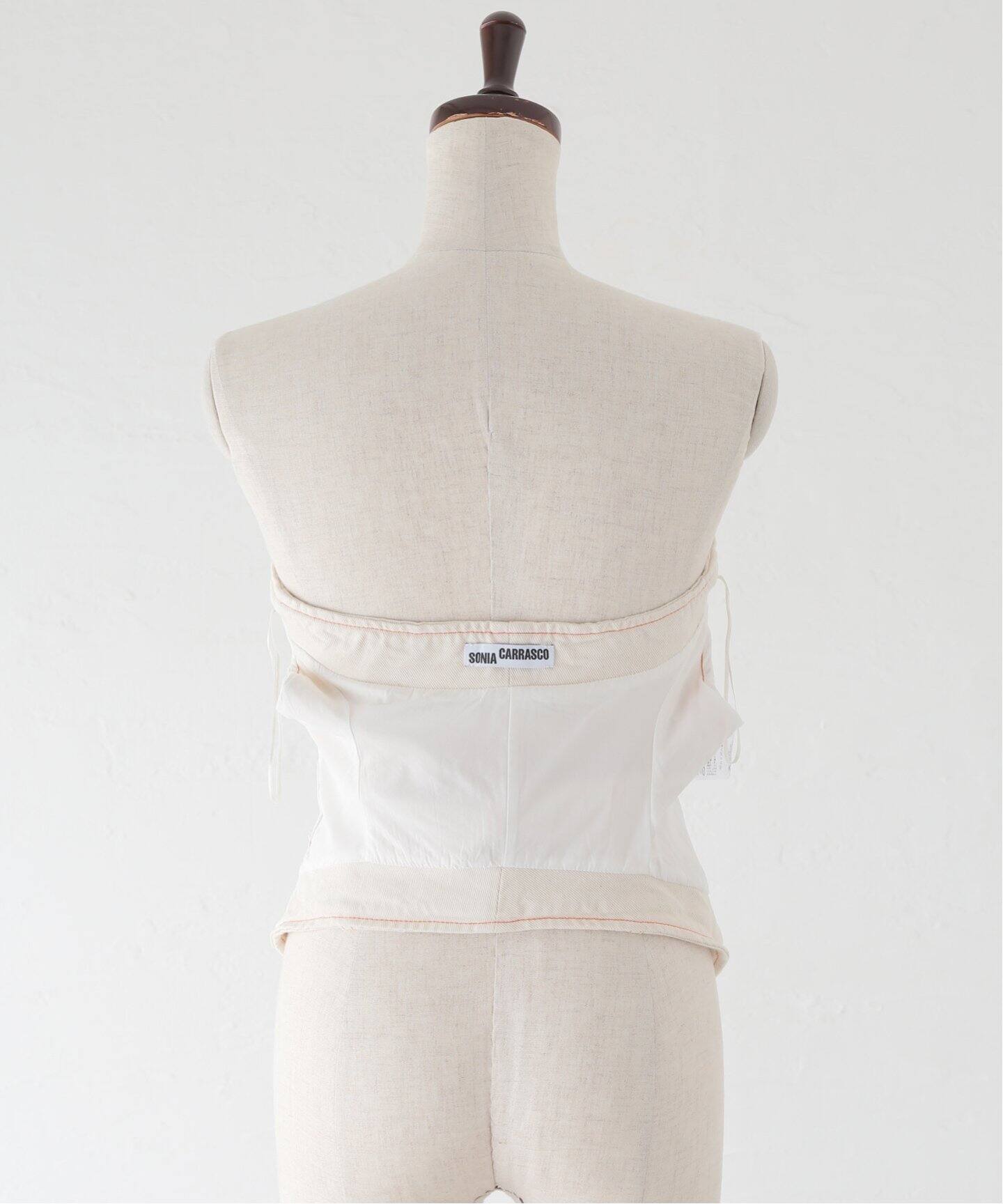 SONIA CARRASCO/ソニア・カラスコ】 DROPPED DENIM VEST