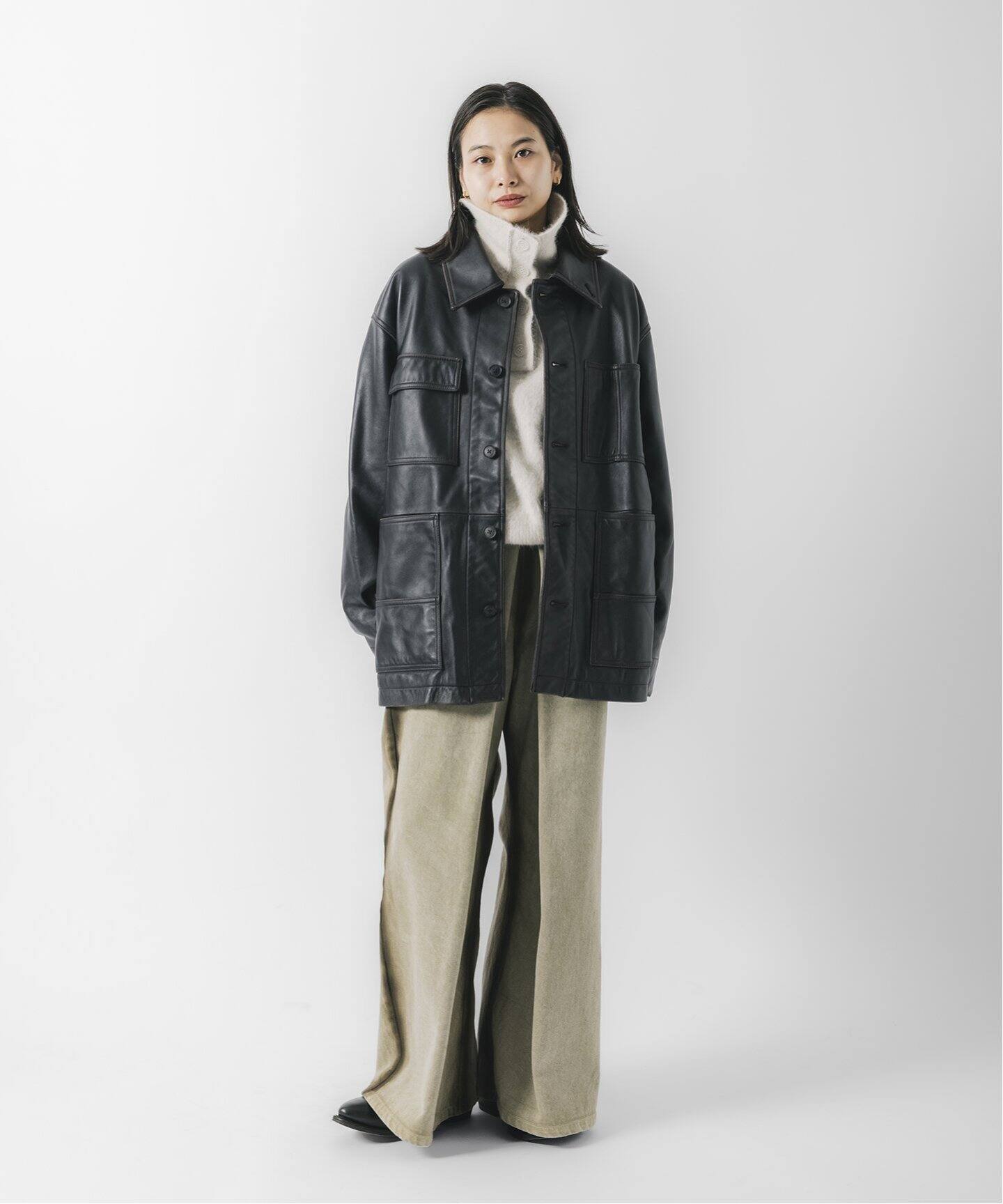 別注【YOKE T,M for JOURNAL STANDARD】 LEATHER COVERALL - SHEEP 
