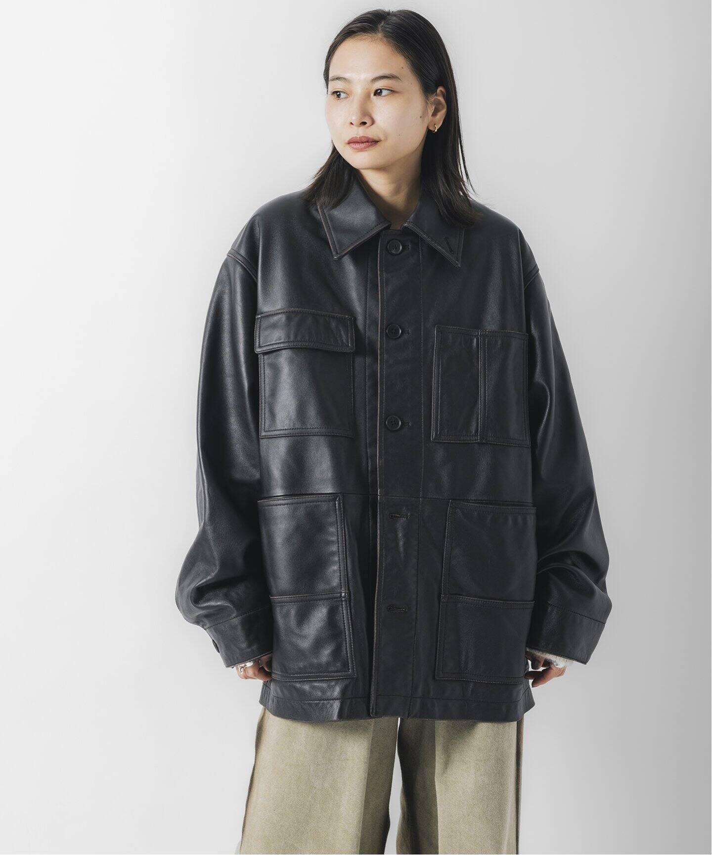 JOURNAL STANDARD 黒 レザージャケット M