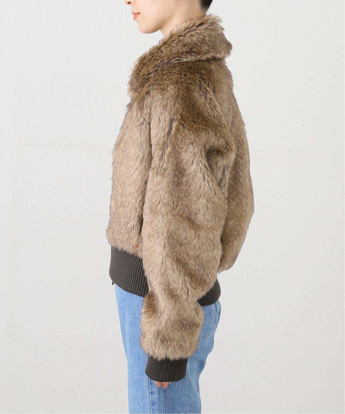 エコファーショートブルゾン（その他ブルゾン／アウター）｜Oriens  