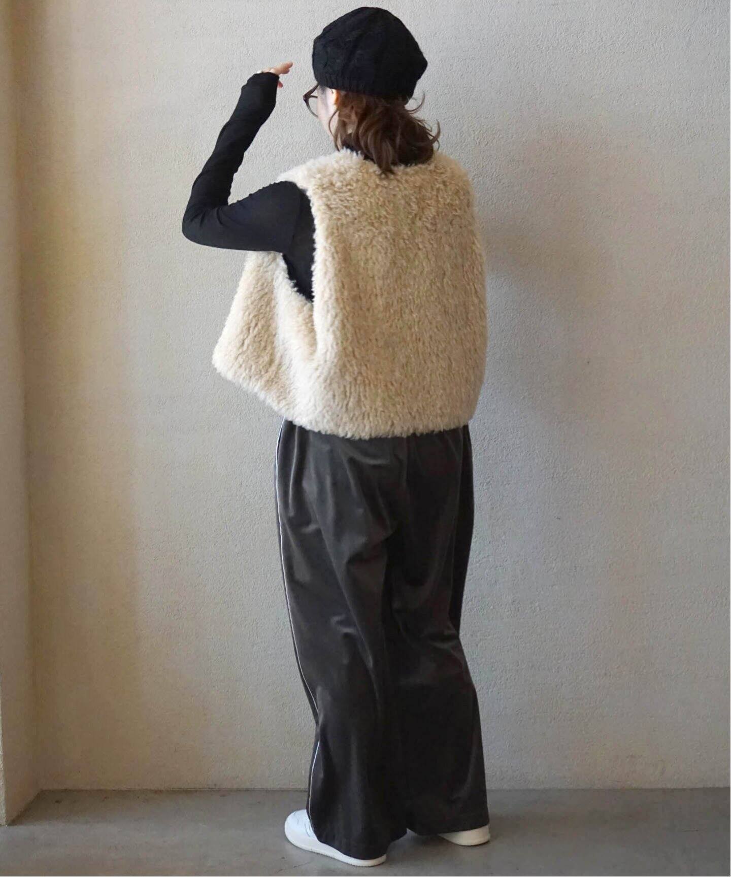 追加》カーリーショートベスト（ベスト）｜journal standard luxe 