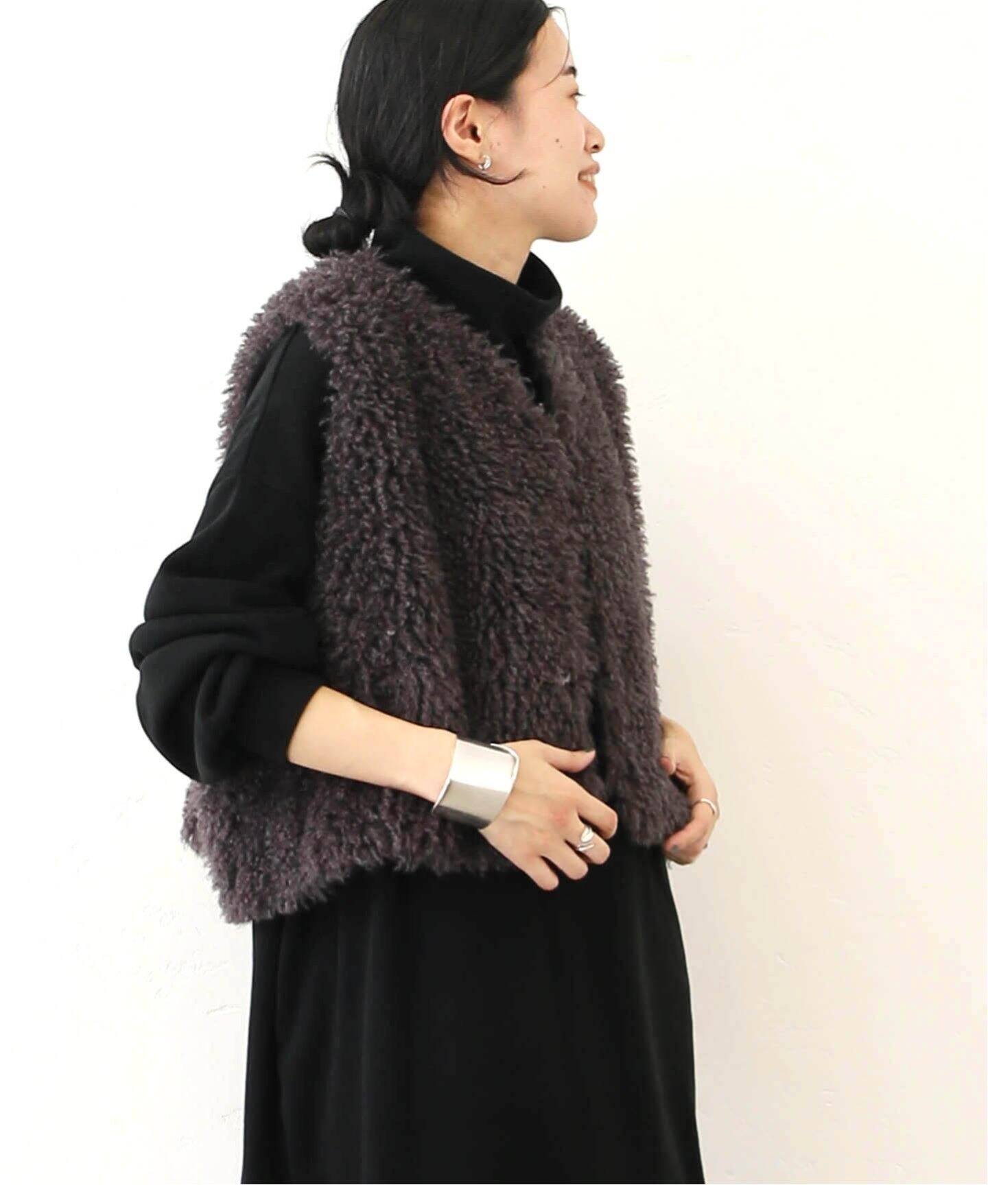 追加》カーリーショートベスト（ベスト）｜journal standard luxe 