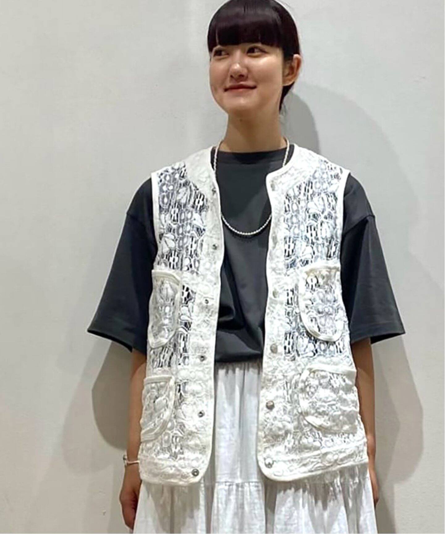 HARi / ハリ】LACE WORK VEST（ベスト）｜journal standard luxe 