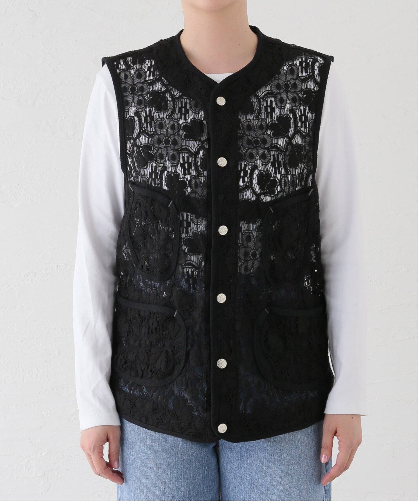 HARi / ハリ】LACE WORK VEST（ベスト）｜journal standard luxe 