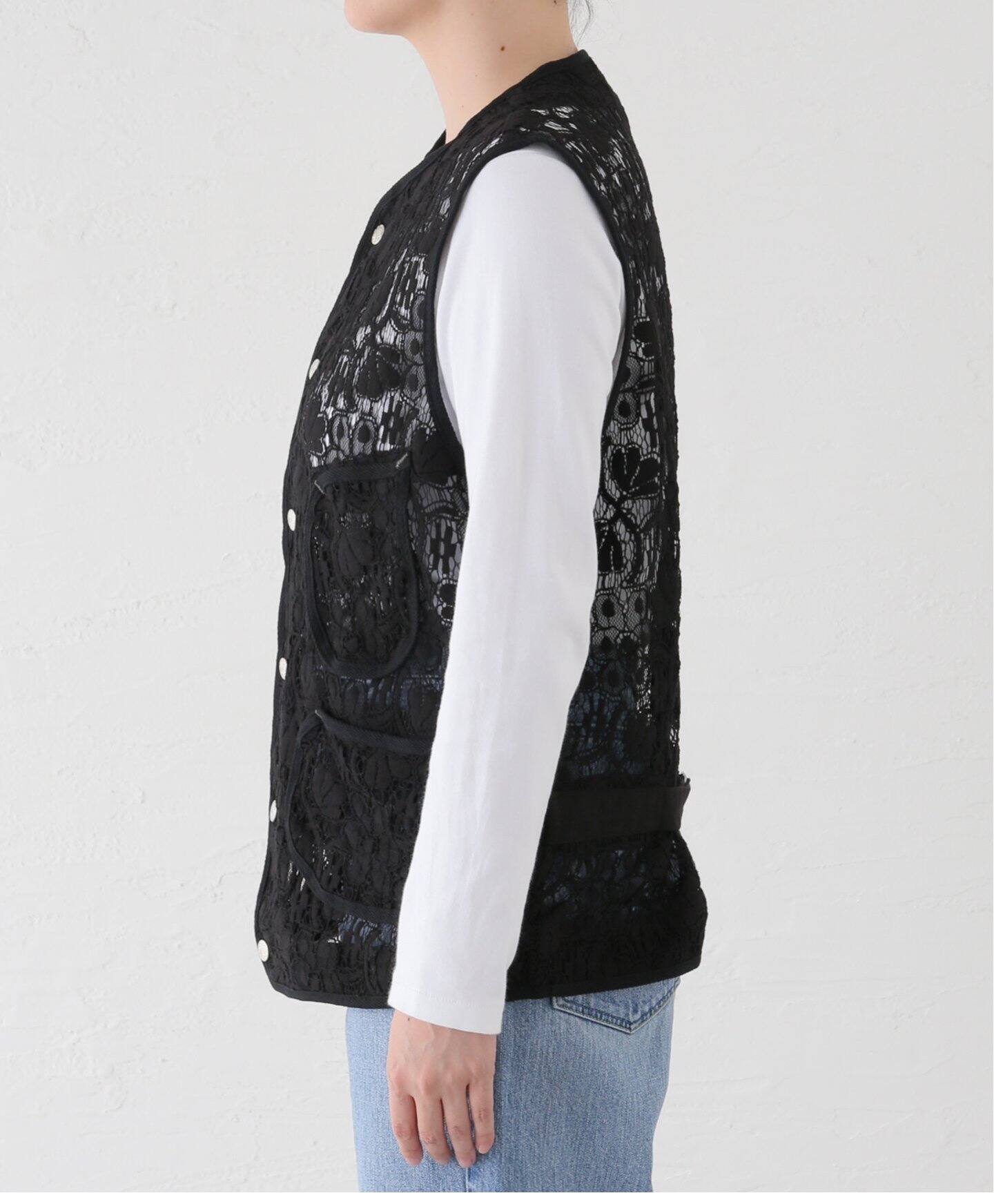 HARi / ハリ】LACE WORK VEST（ベスト）｜journal standard luxe 