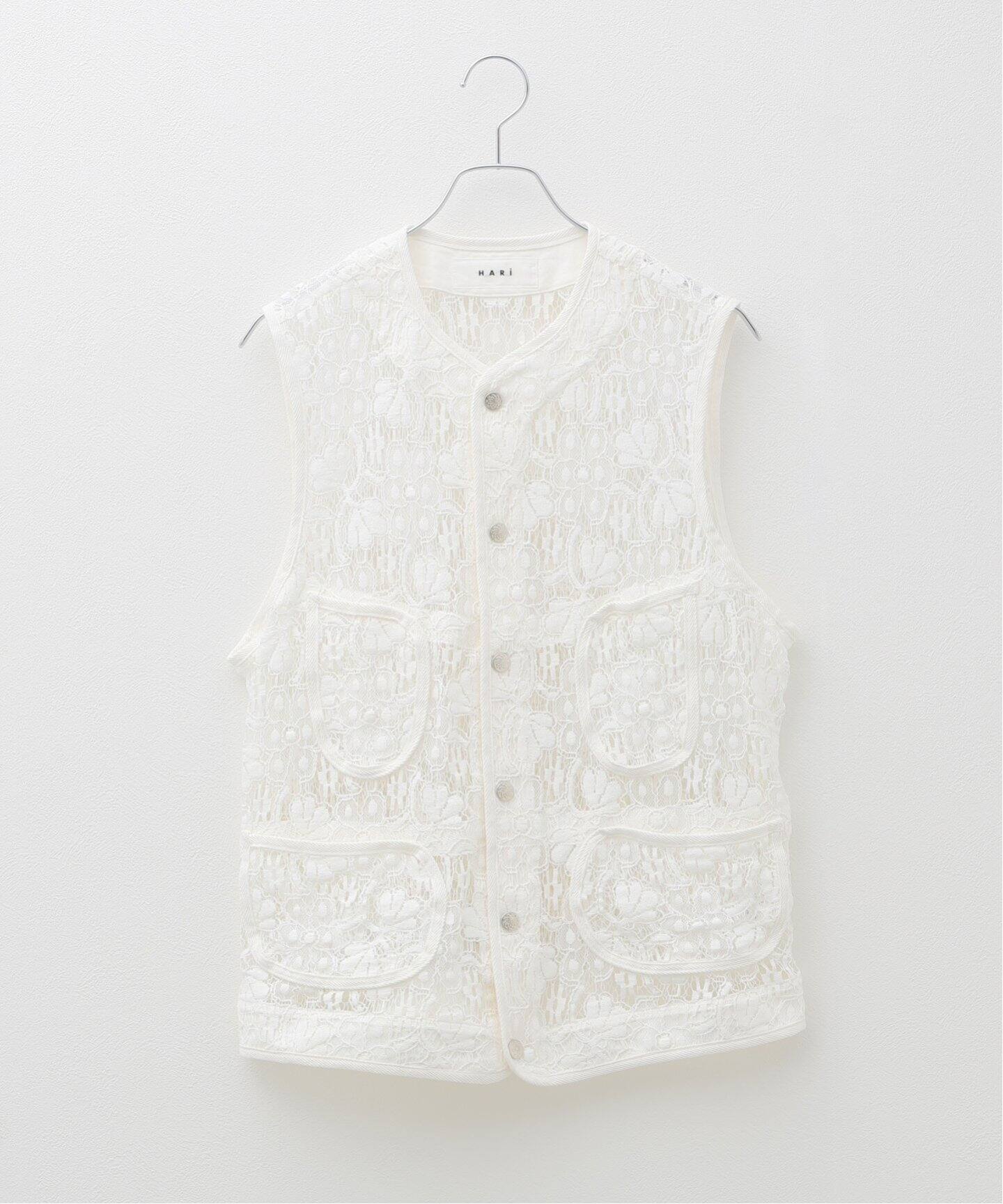 HARi / ハリ】LACE WORK VEST（ベスト）｜journal standard luxe 