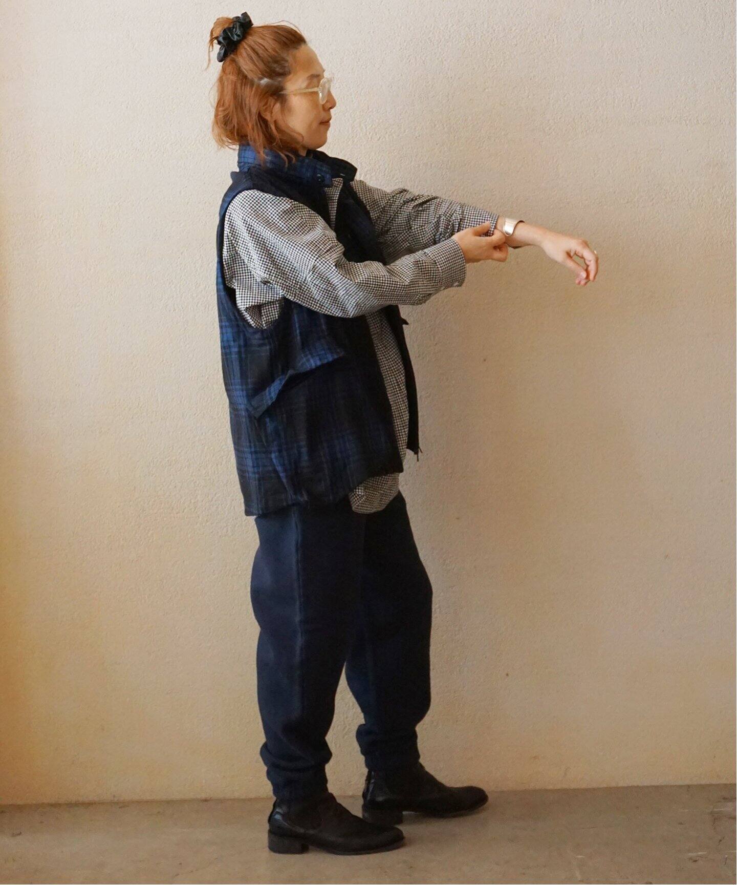 ts(s) /ティーエスエス】 BUFFARO CHECK MESSENGER VEST（ベスト 