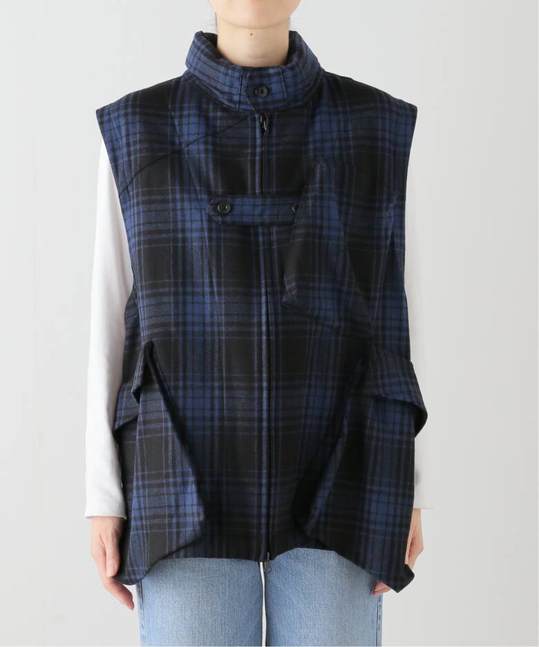 ts(s) /ティーエスエス】 BUFFARO CHECK MESSENGER VEST（ベスト 