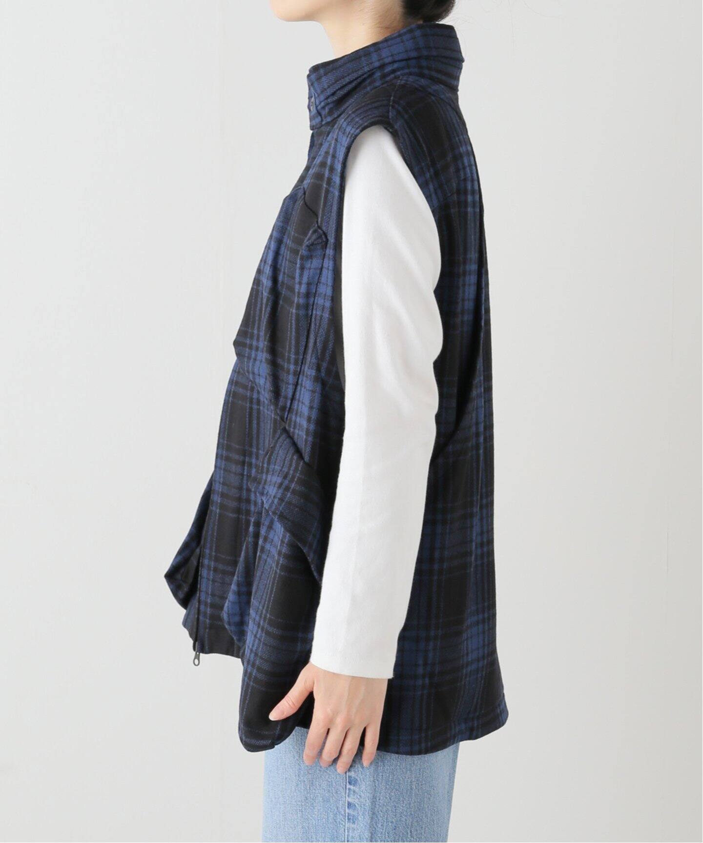 ts(s) /ティーエスエス】 BUFFARO CHECK MESSENGER VEST（ベスト 