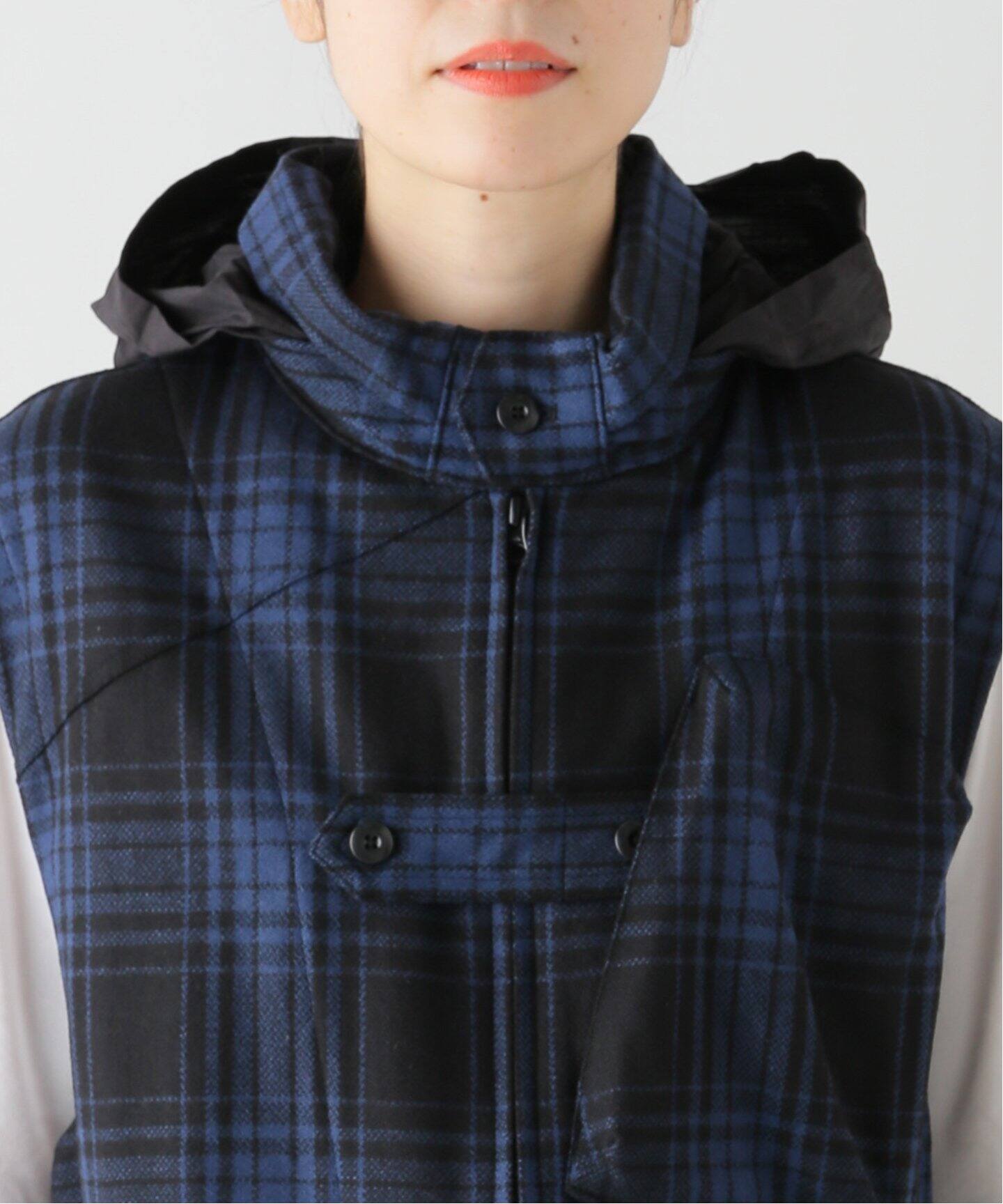 ts(s) /ティーエスエス】 BUFFARO CHECK MESSENGER VEST（ベスト 