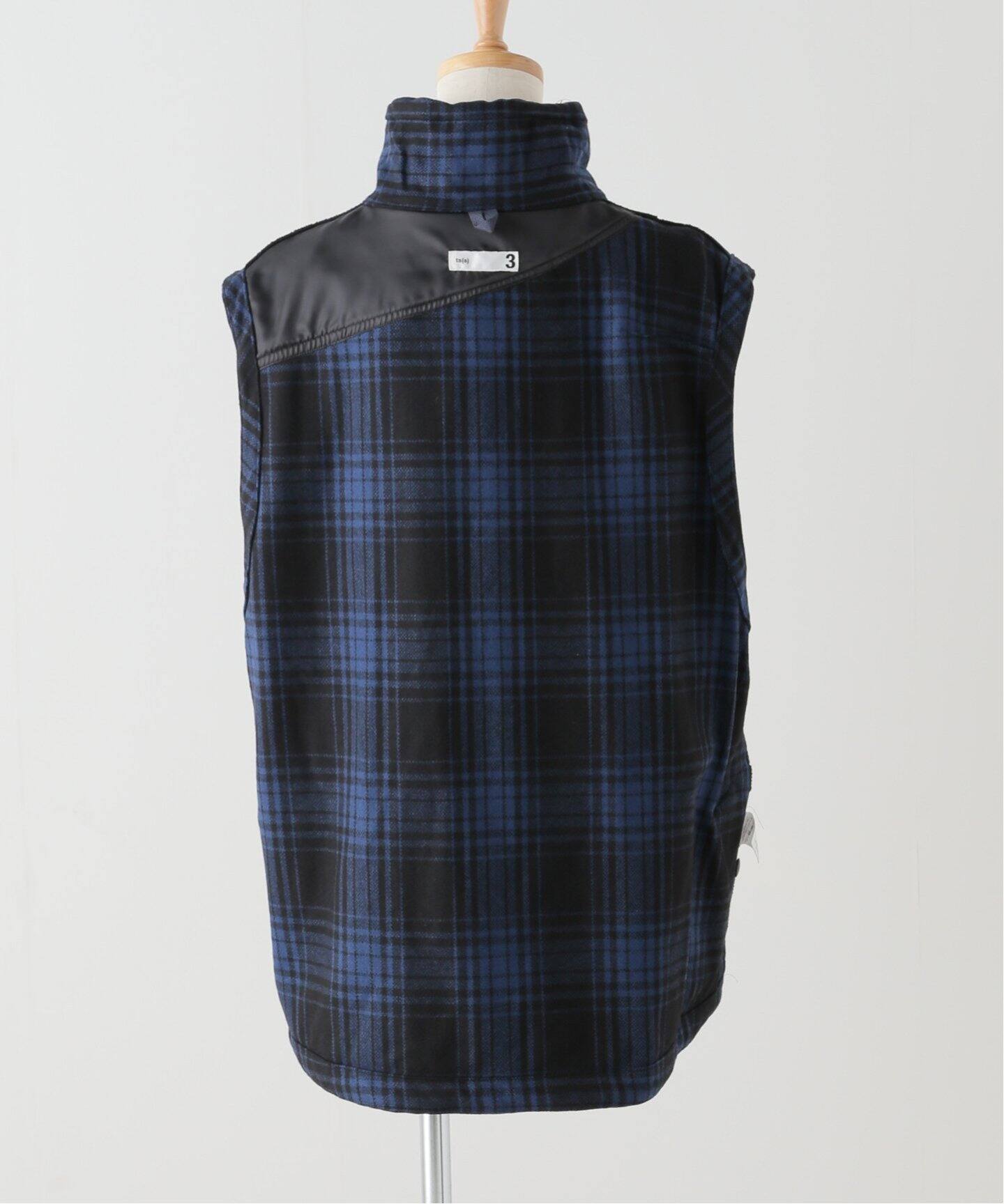 ts(s) /ティーエスエス】 BUFFARO CHECK MESSENGER VEST（ベスト 