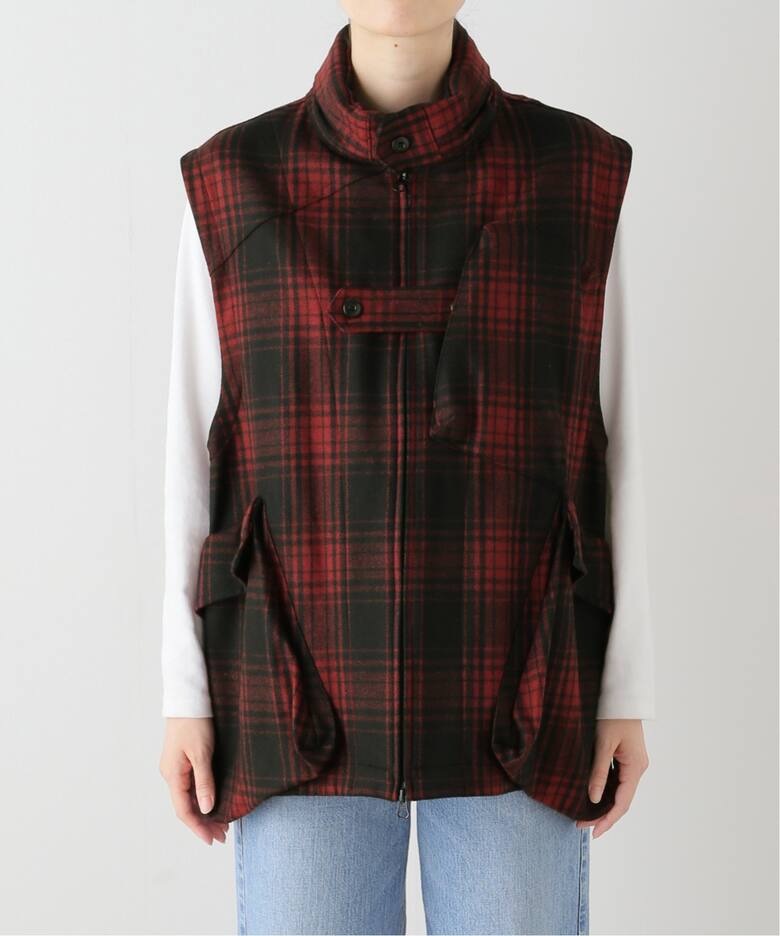 ts(s) /ティーエスエス】 BUFFARO CHECK MESSENGER VEST（ベスト 