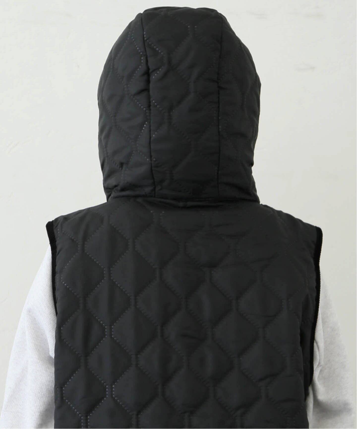 ARMEN 】REVERSIBLE HOODED LONG VEST（ダウン・中綿ベスト）｜journal 
