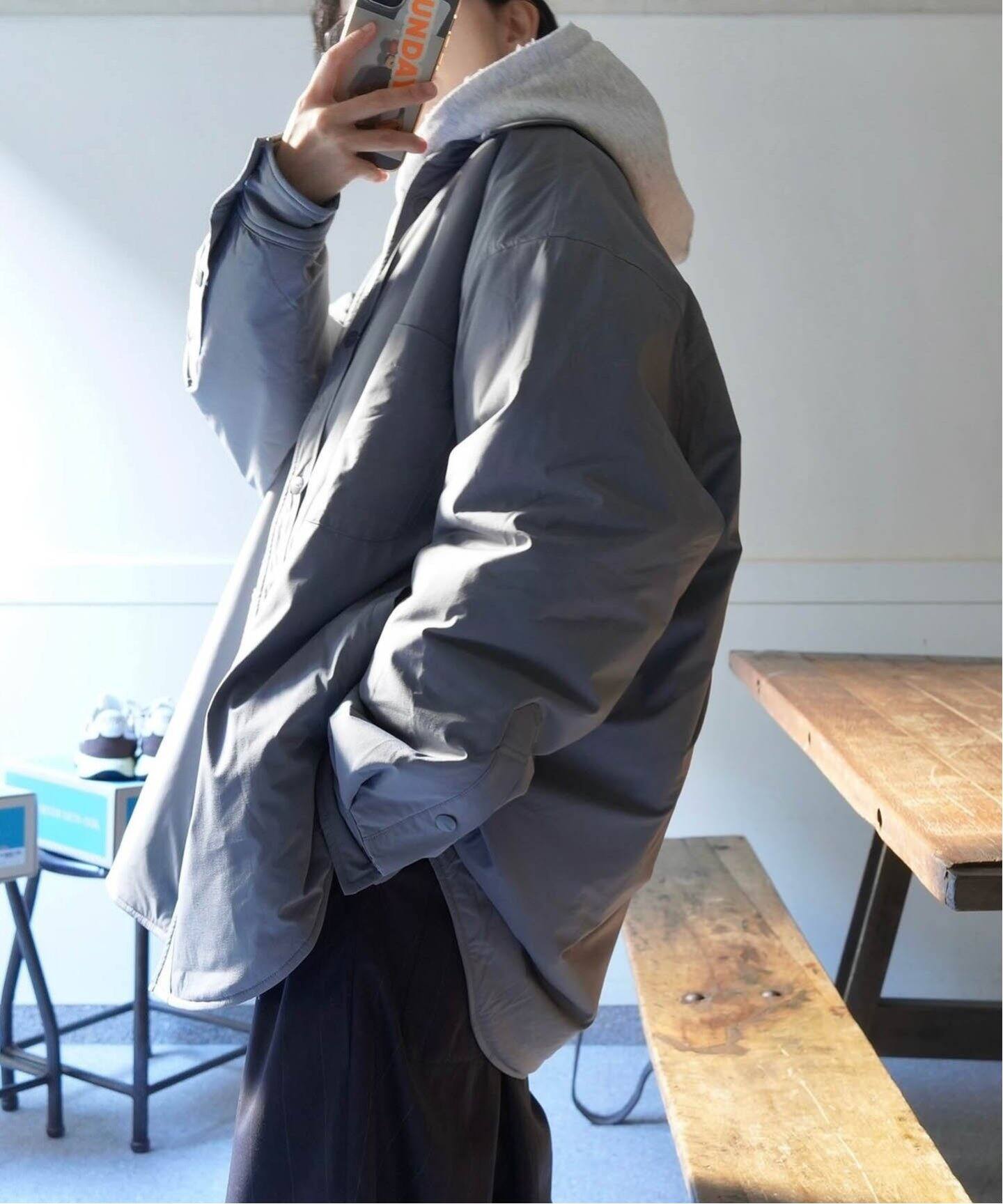 予約》【AUTRY】 PADDED SHIRT JACKET（その他ブルゾン／アウター 