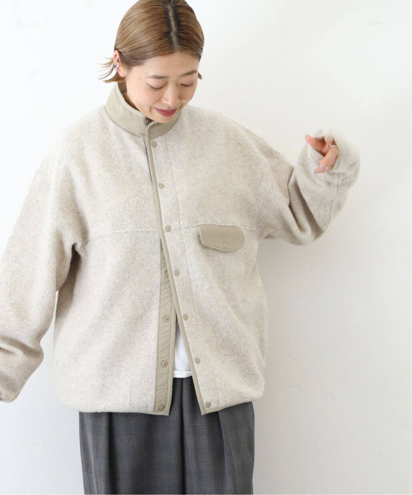 221VILLAGE 】 WOOL PILE CD（ボア・フリース）｜journal standard 